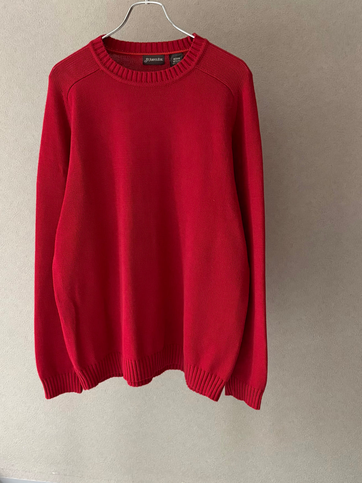 00's ST.JOHN'S BAY cotton knit sweater