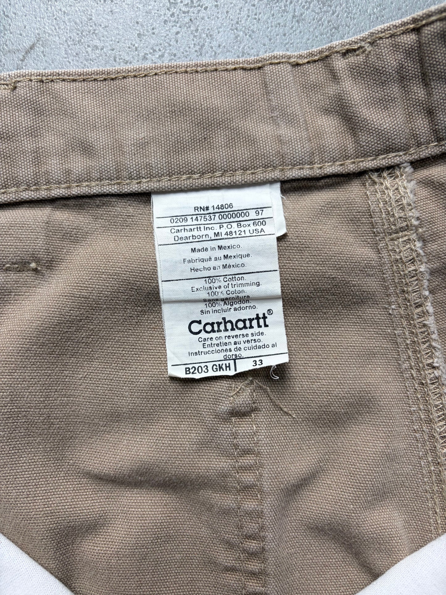 00's carhartt painter shorts