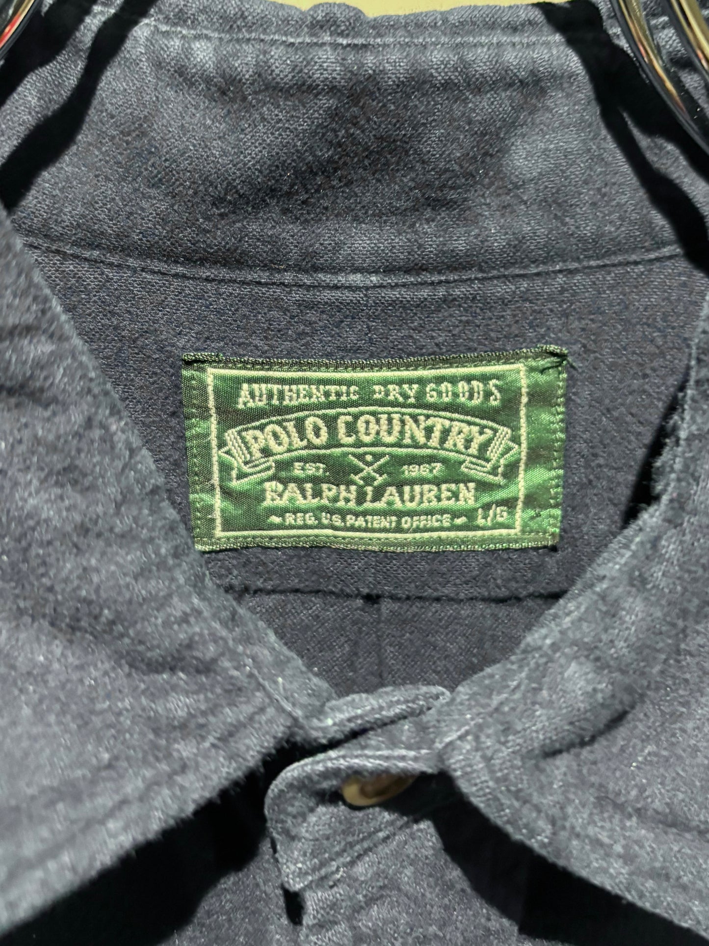 80's〜 POLO COUNTRY chamois cloth shirt