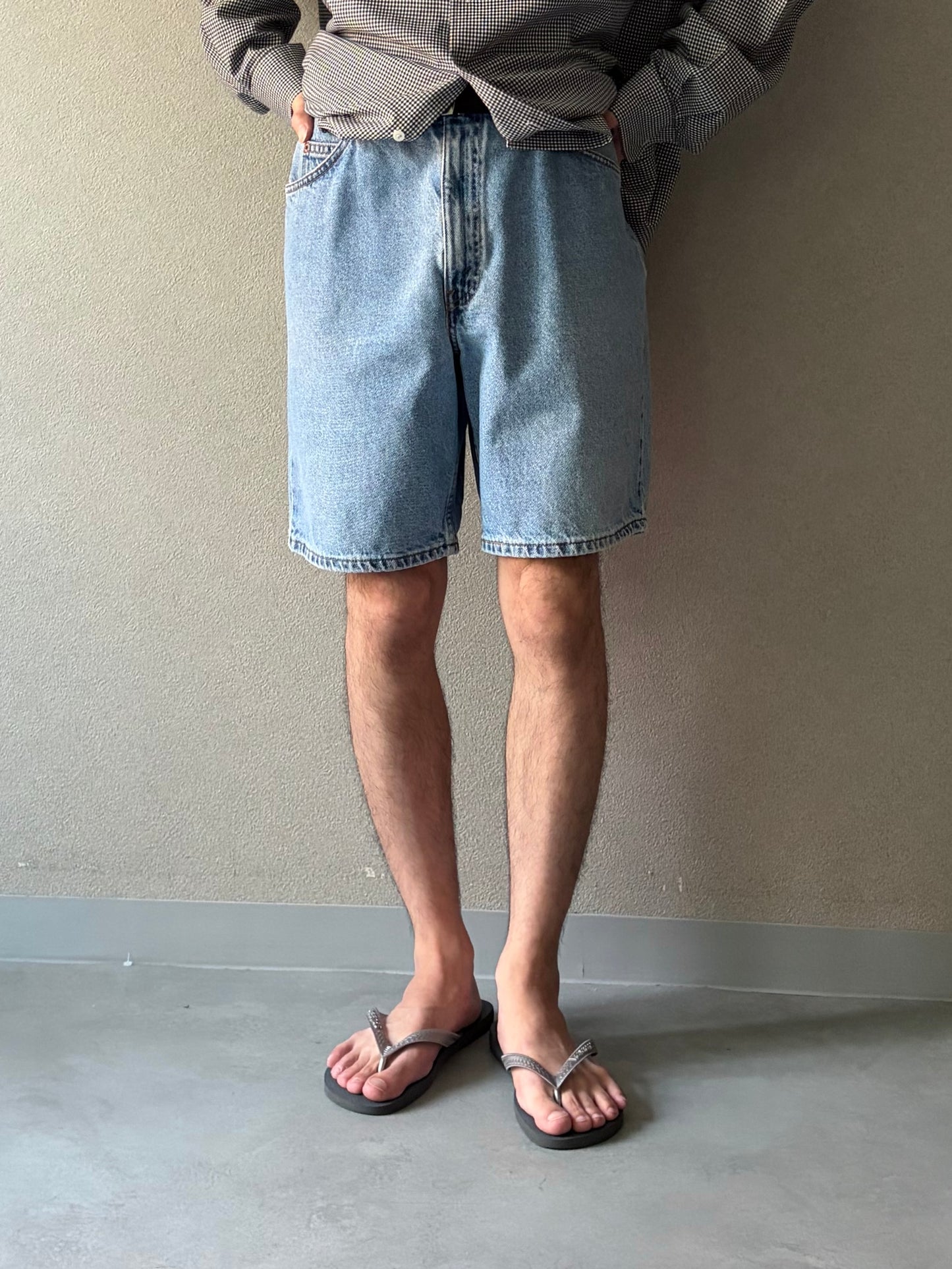 90's Levi's 550 denim shorts “Made in MEXICO”