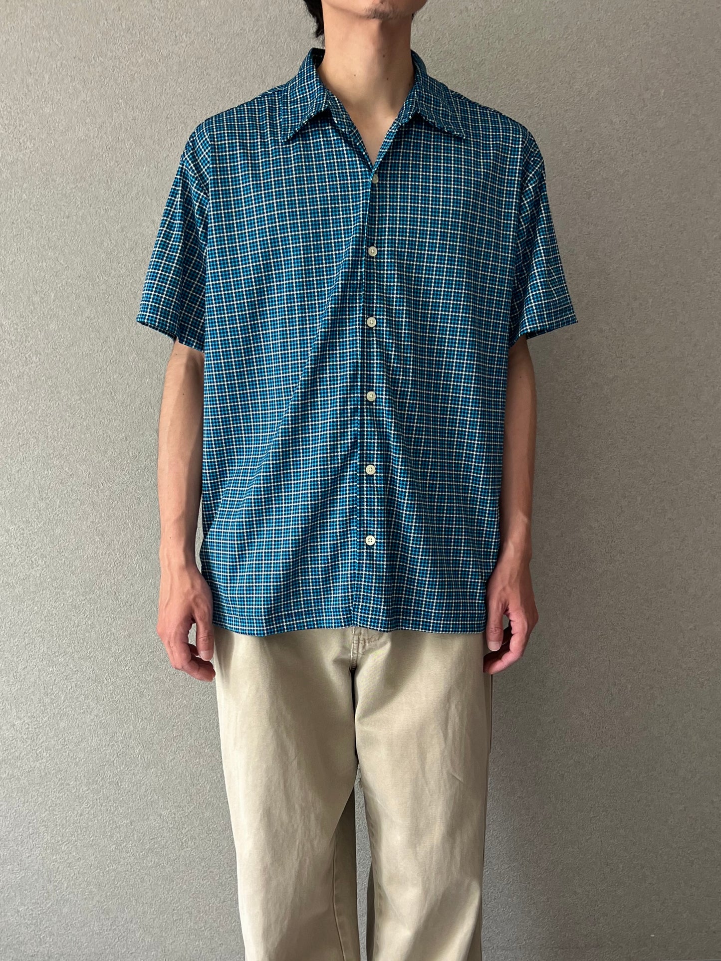 90's〜 GAP S/S polyester shirt