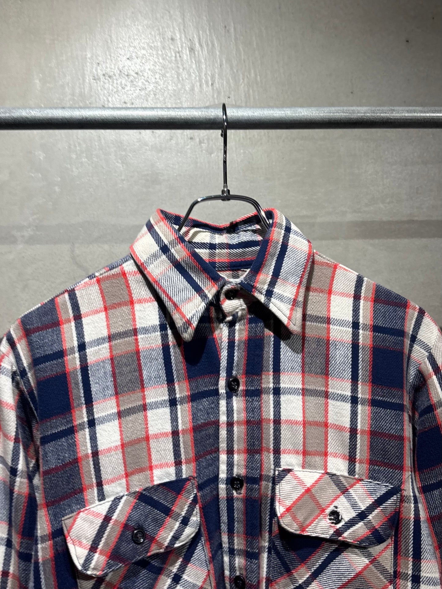 80's FIVE BROTHER flannel shirt "Made in USA"