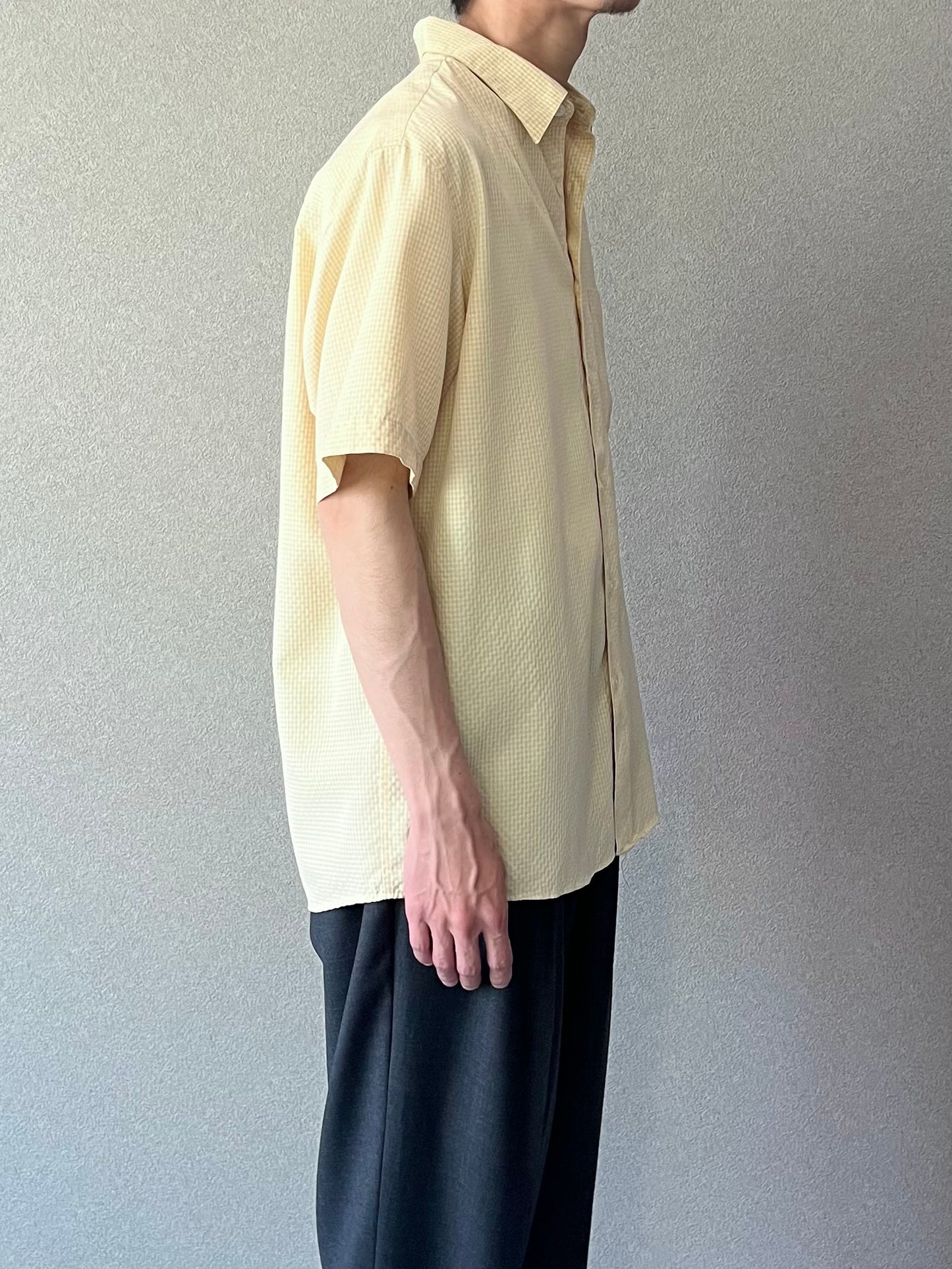 90's PERRY ELLIS S/S rayon shirt