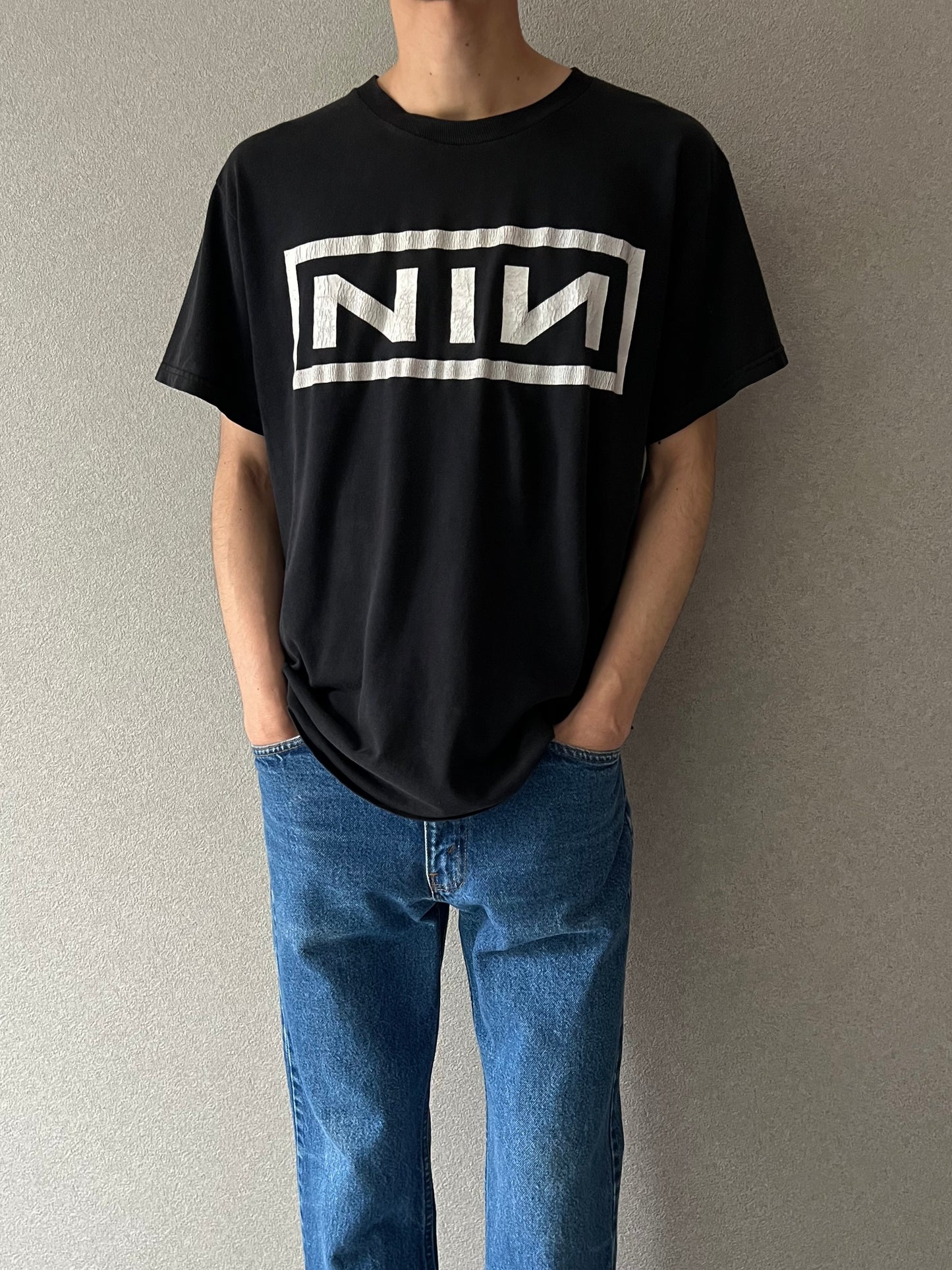 10's Nine Inch Nails X SOUNDGARDEN music t-shirt