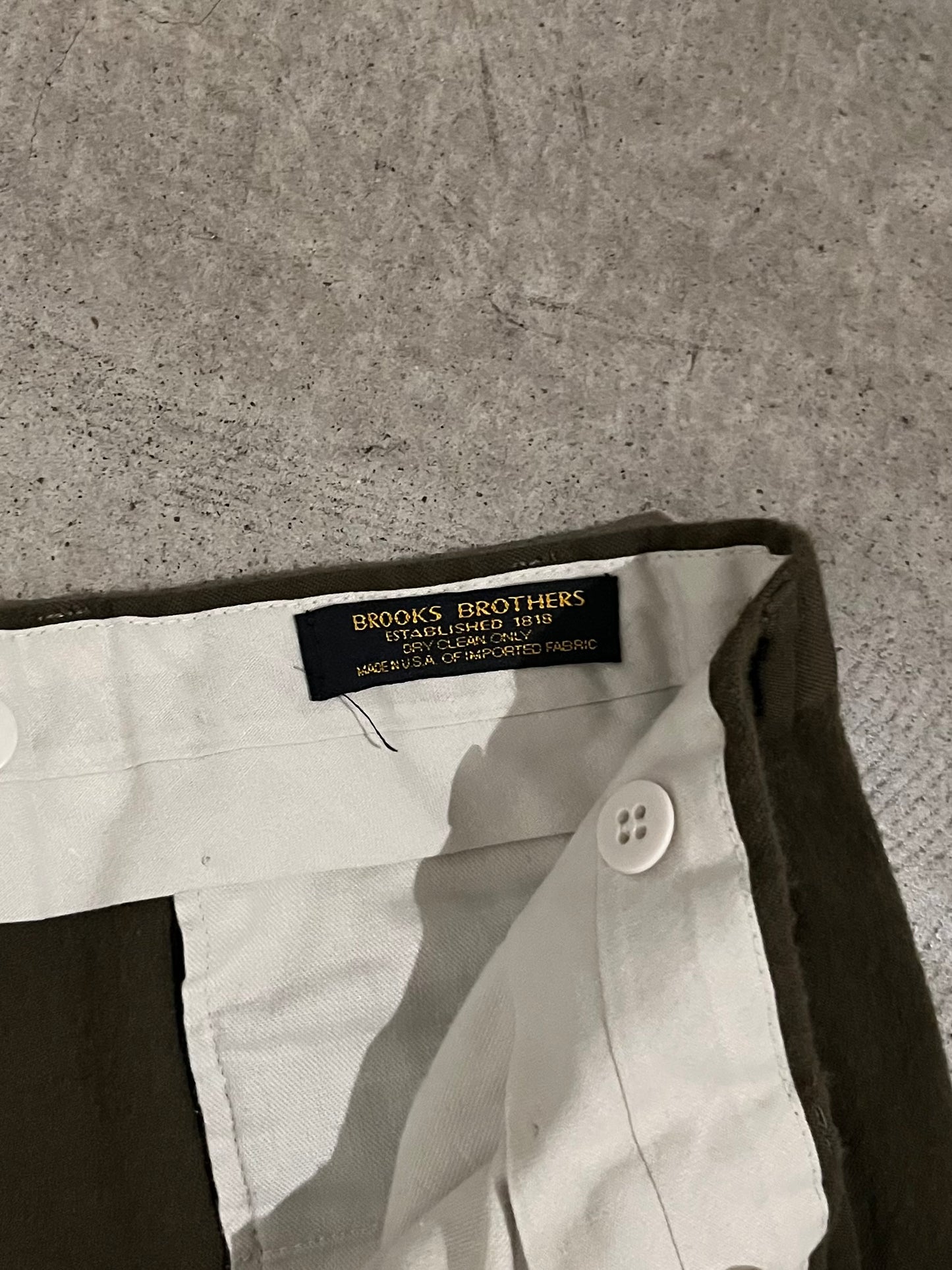 80's Brooks Brothers wool slacks “Made in USA”
