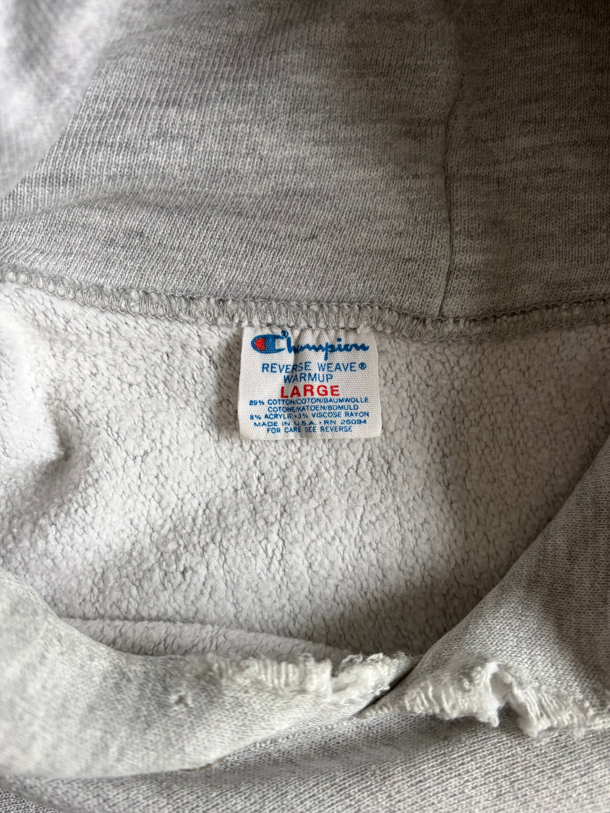 80's Champion REVERSE WEAVE hoodie “Made in USA”
