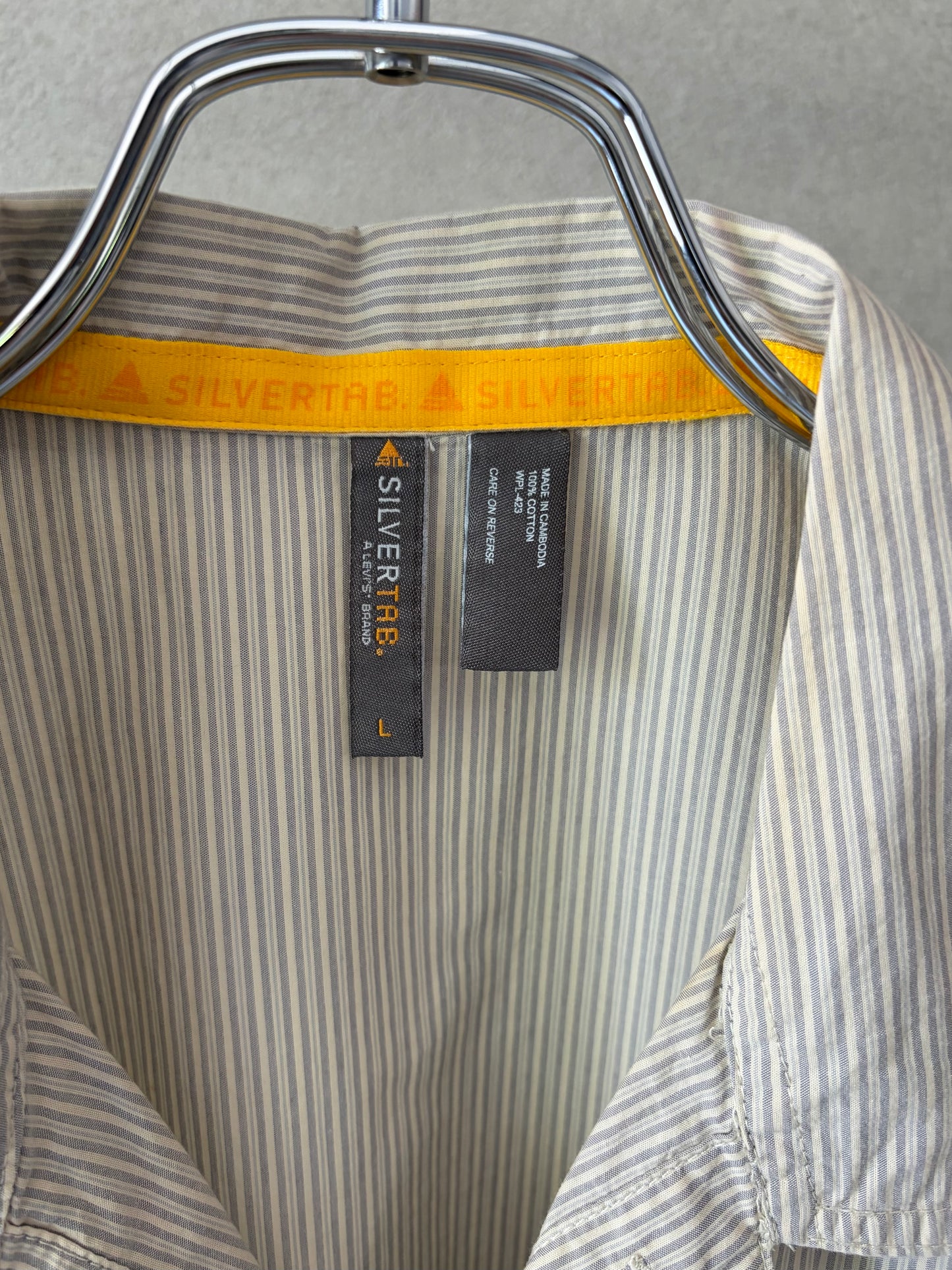 00's Levi's silverTab open collar shirt