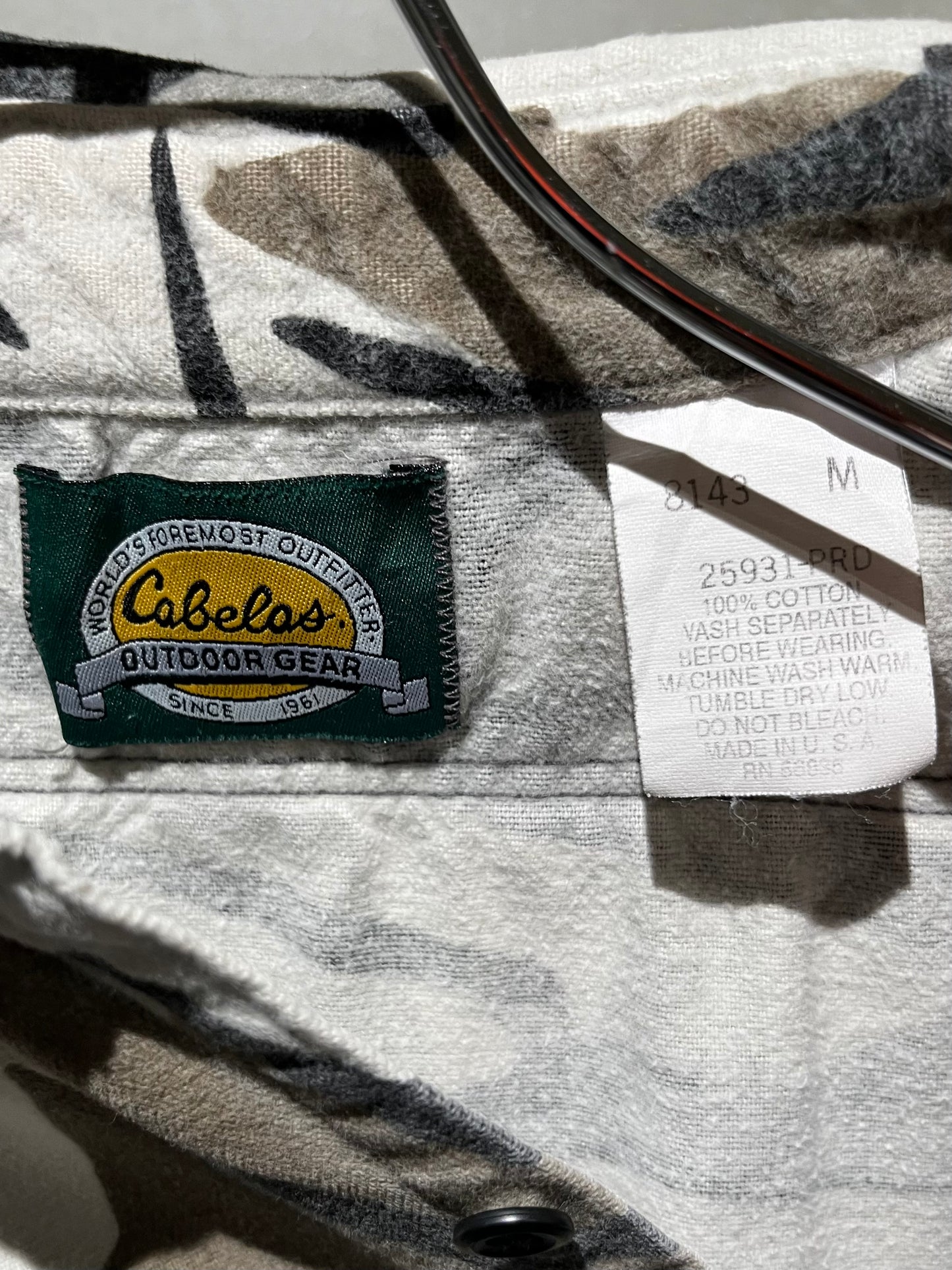 90's Cabela's chamois cloth shirt “Made in USA”