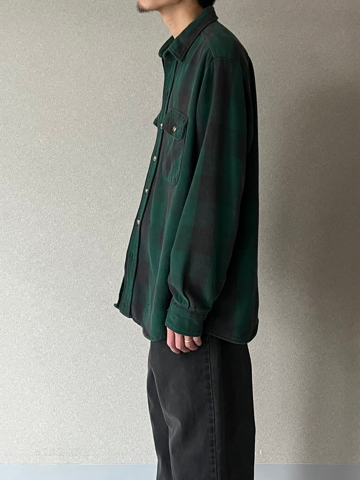 90's FIVE BROTHER flannel shirt