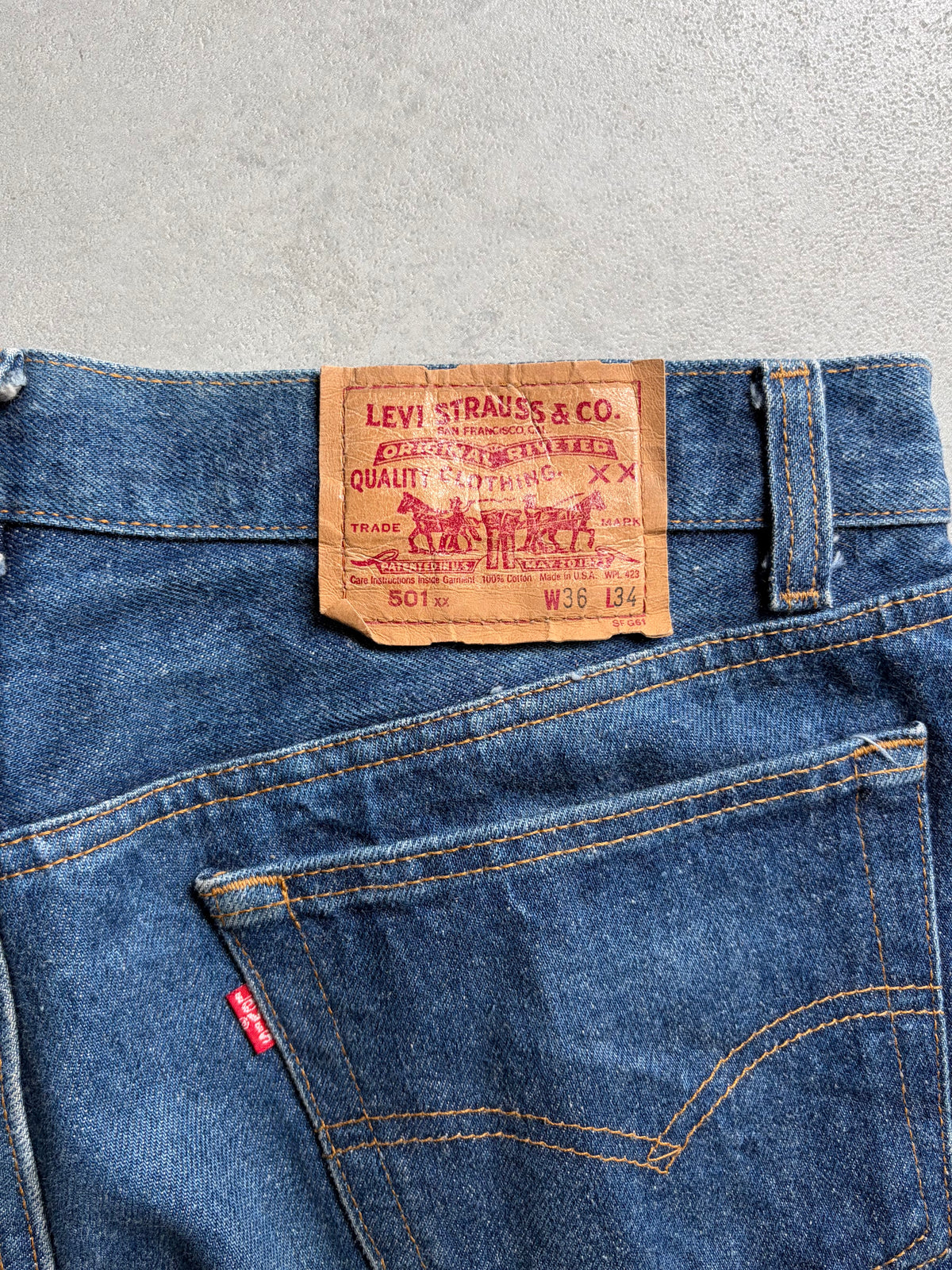 80's Levi's 501 denim pants “Made in USA”