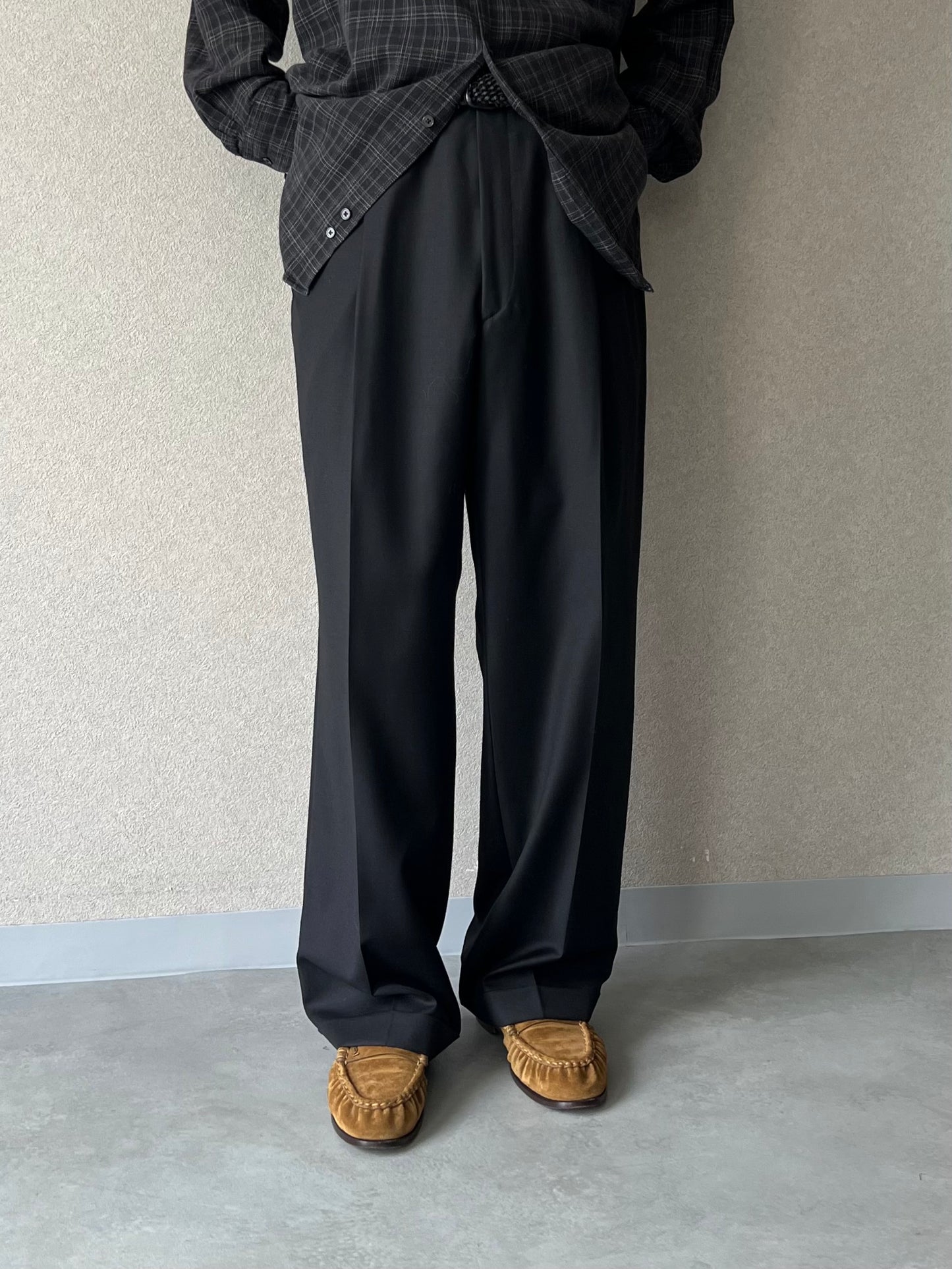 90's ENZO TOVARE wool slacks “Made in ITALY”