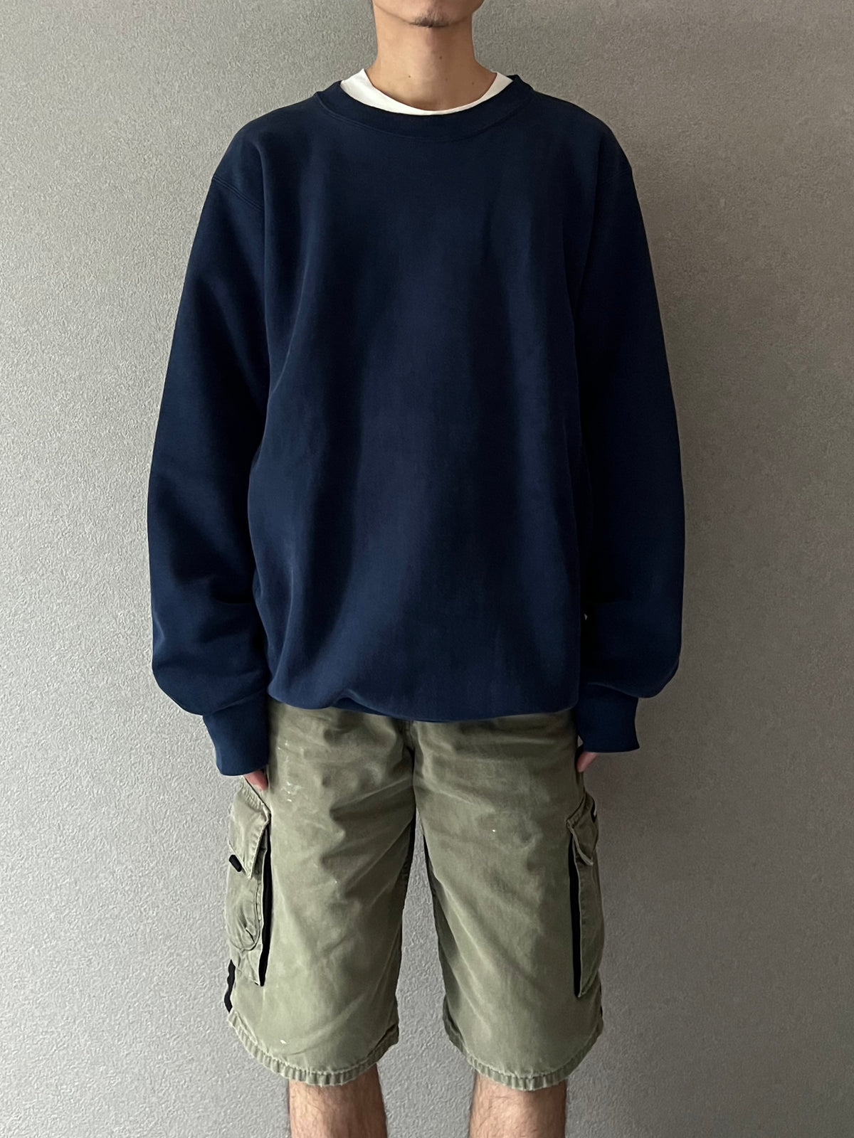 90's LANDS' END × Champion REVERSE WEAVE “Made in USA”