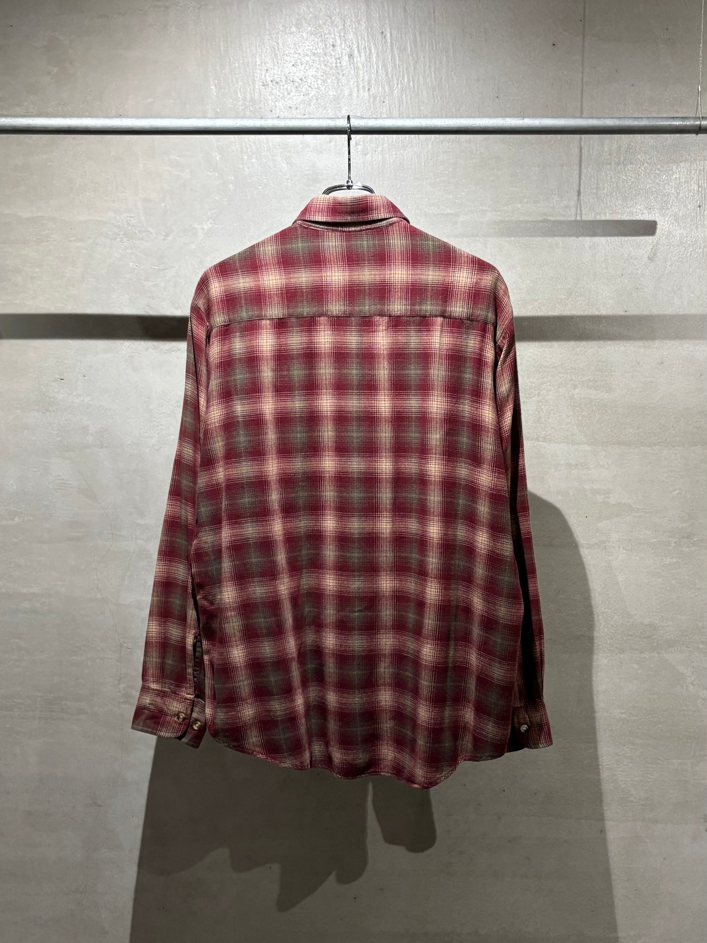 00's JOHN ASHFORD flannel shirt