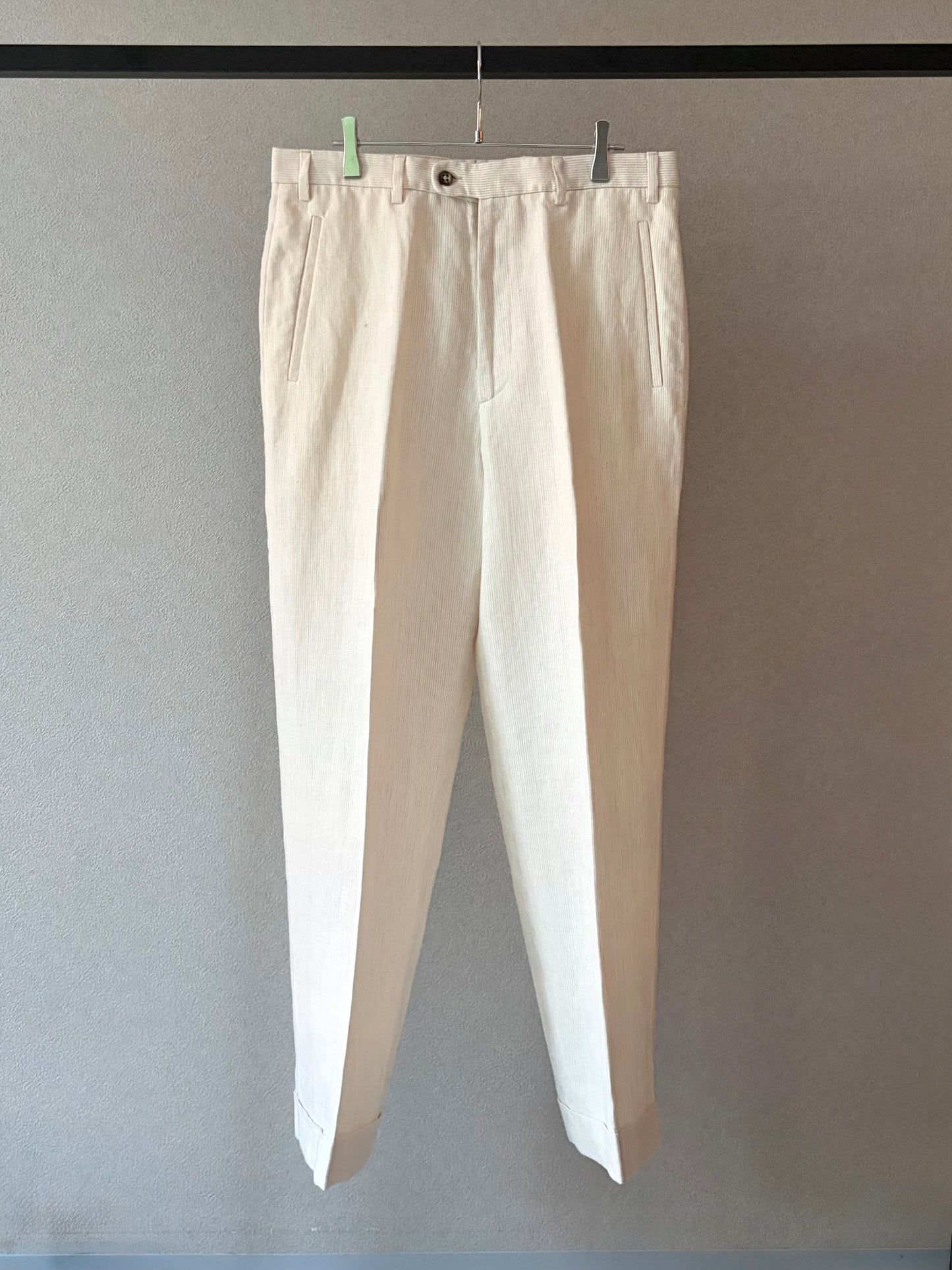 90's zanella linen slacks “Made in ITALY”