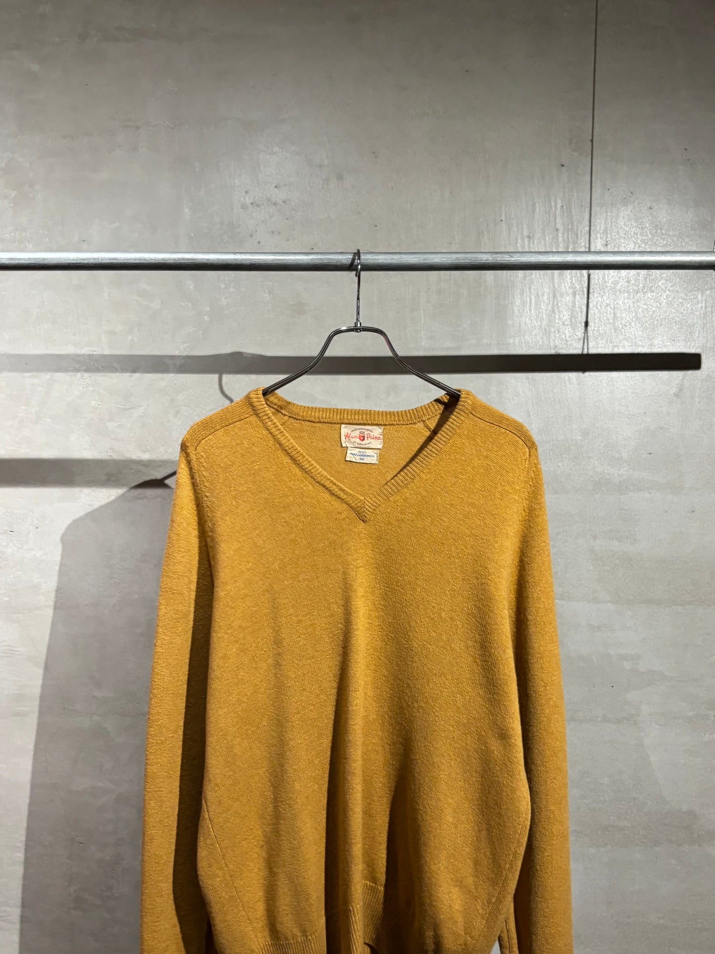 70's Alan Paine wool knit sweater “Made in ENGLAND”