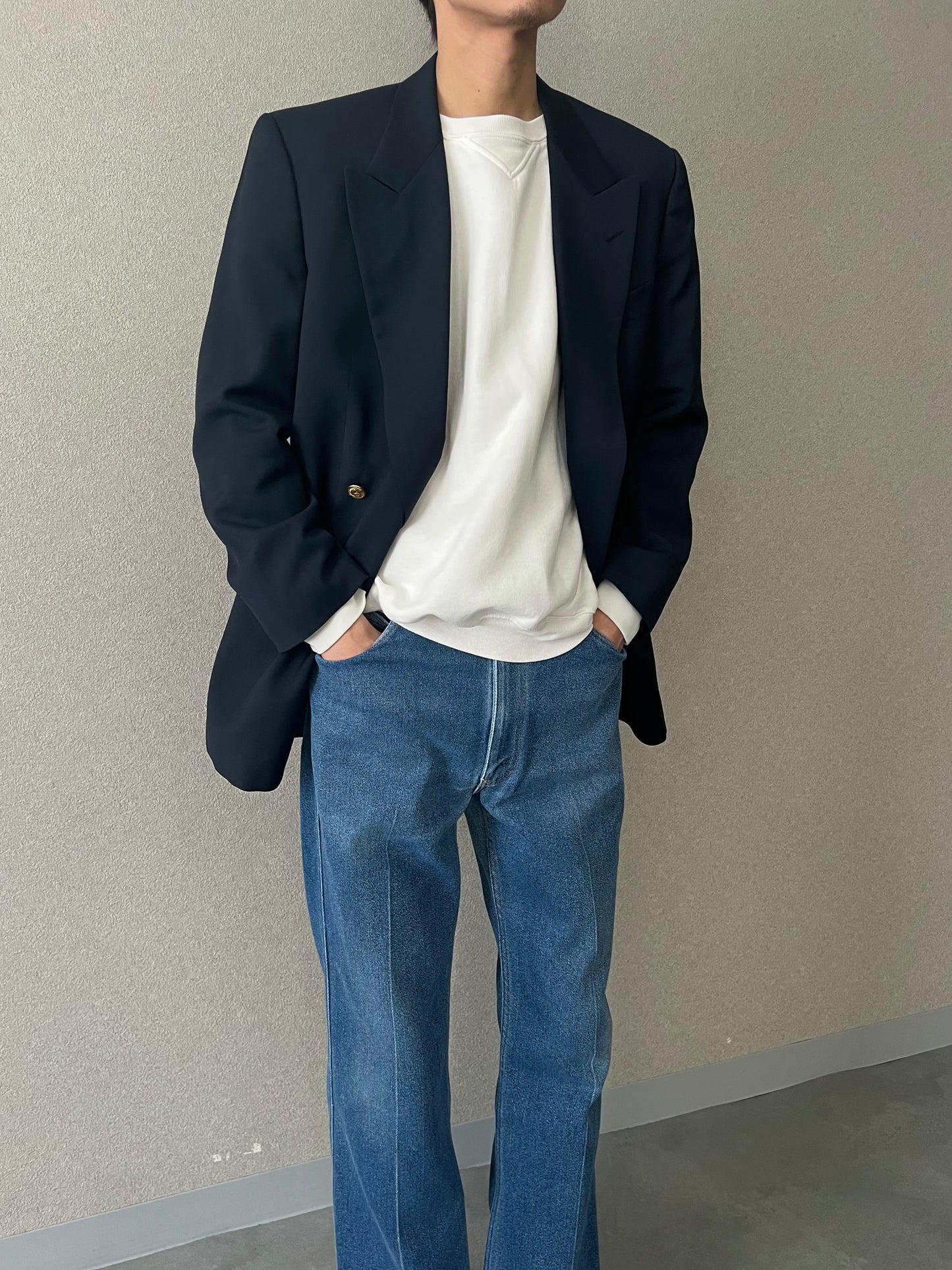 80's VALENTINO wool tailored jacket