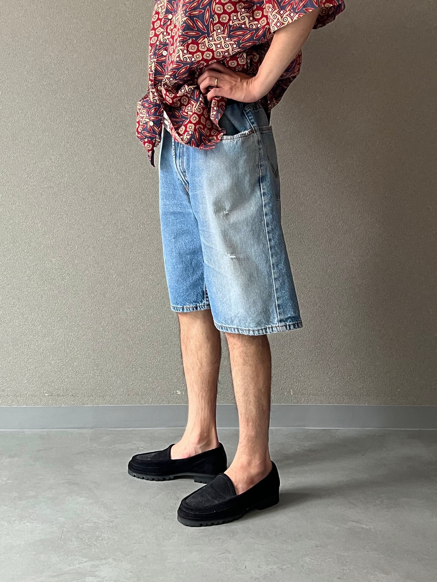 00's Levi's 569 denim shorts