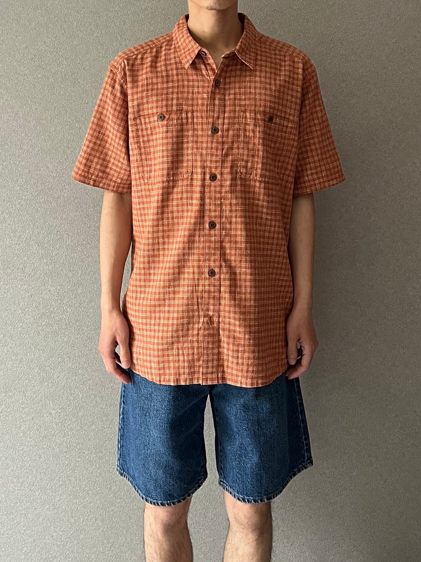 00's patagonia S/S shirt "DEAD STOCK"