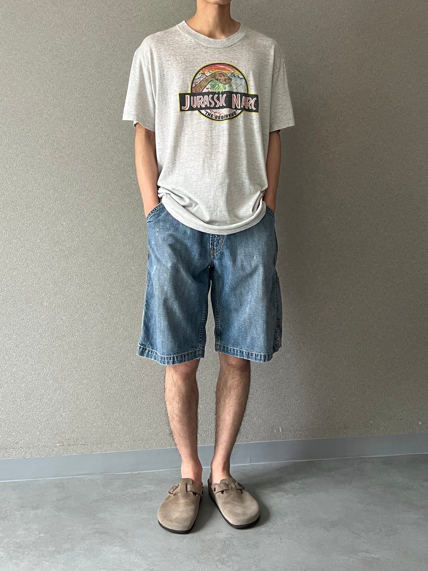 90's JURASSIC NARC printed t-shirt