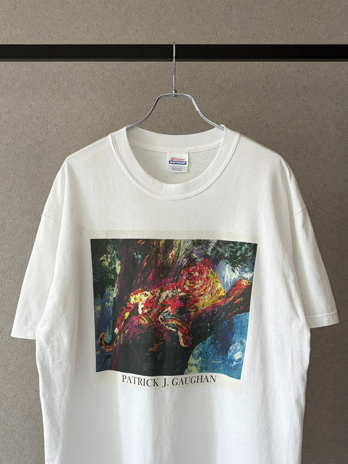 00's PATRICK J. GAUGHAN printed t-shirt "Dead Stock"