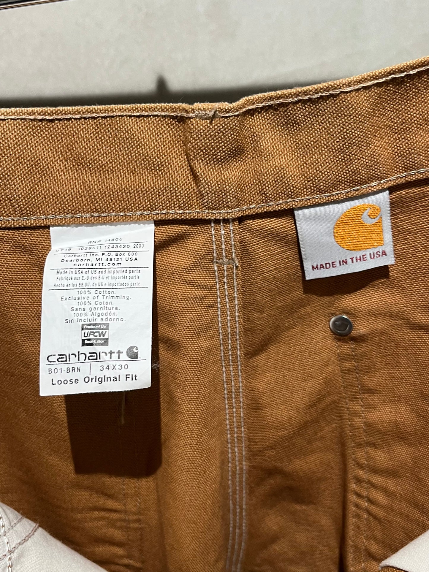 00's carhartt double knee painter pants “Made in USA”