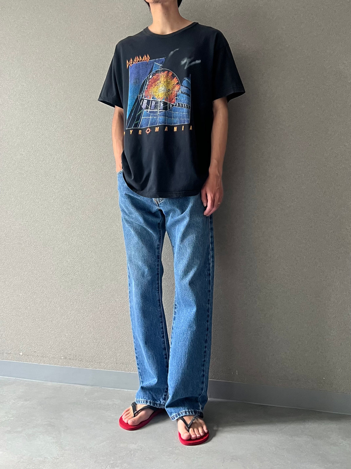 90's〜 DEF LEPPARD music t-shirt