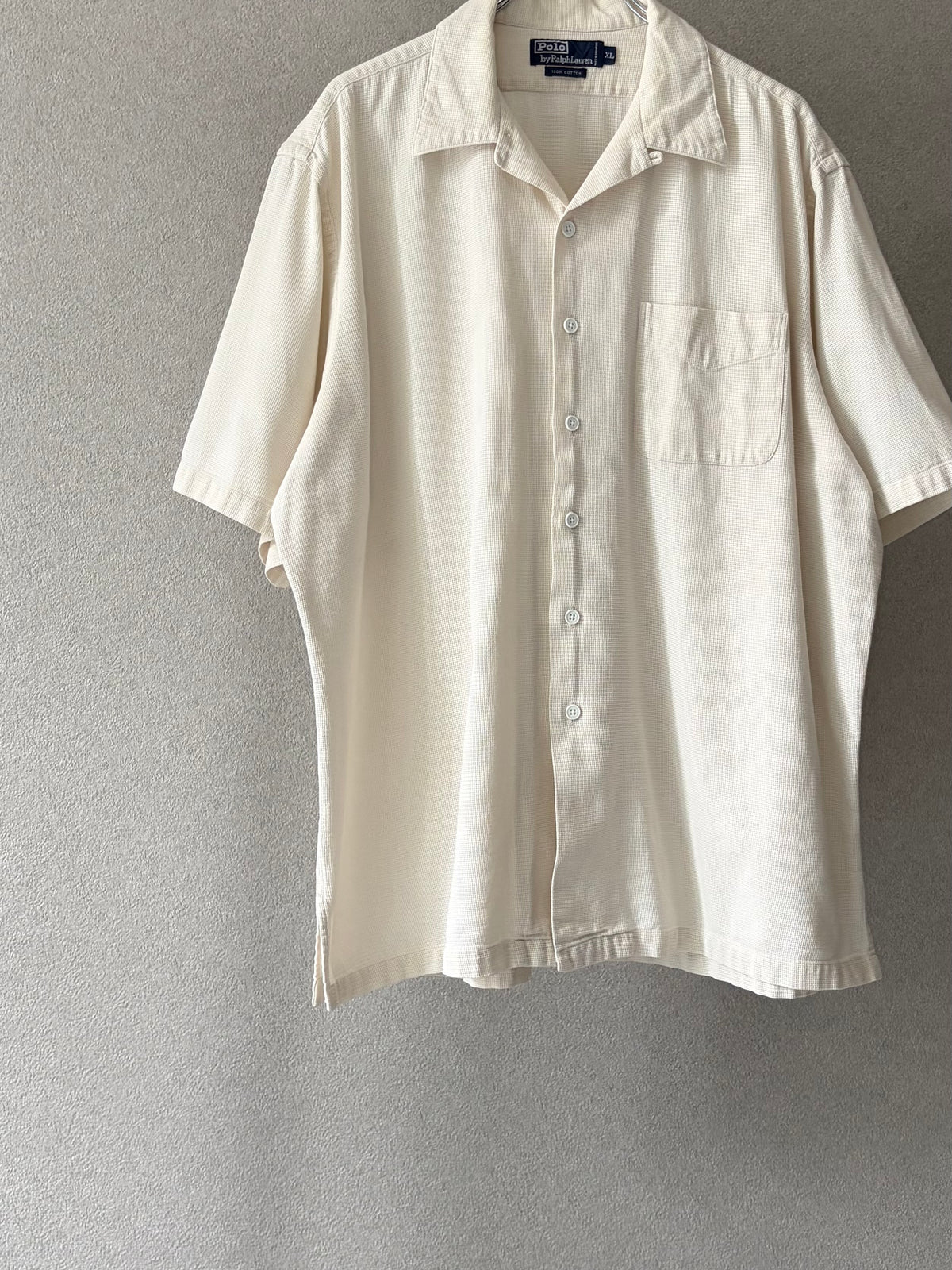 80's〜 Polo Ralph Lauren open collar shirt