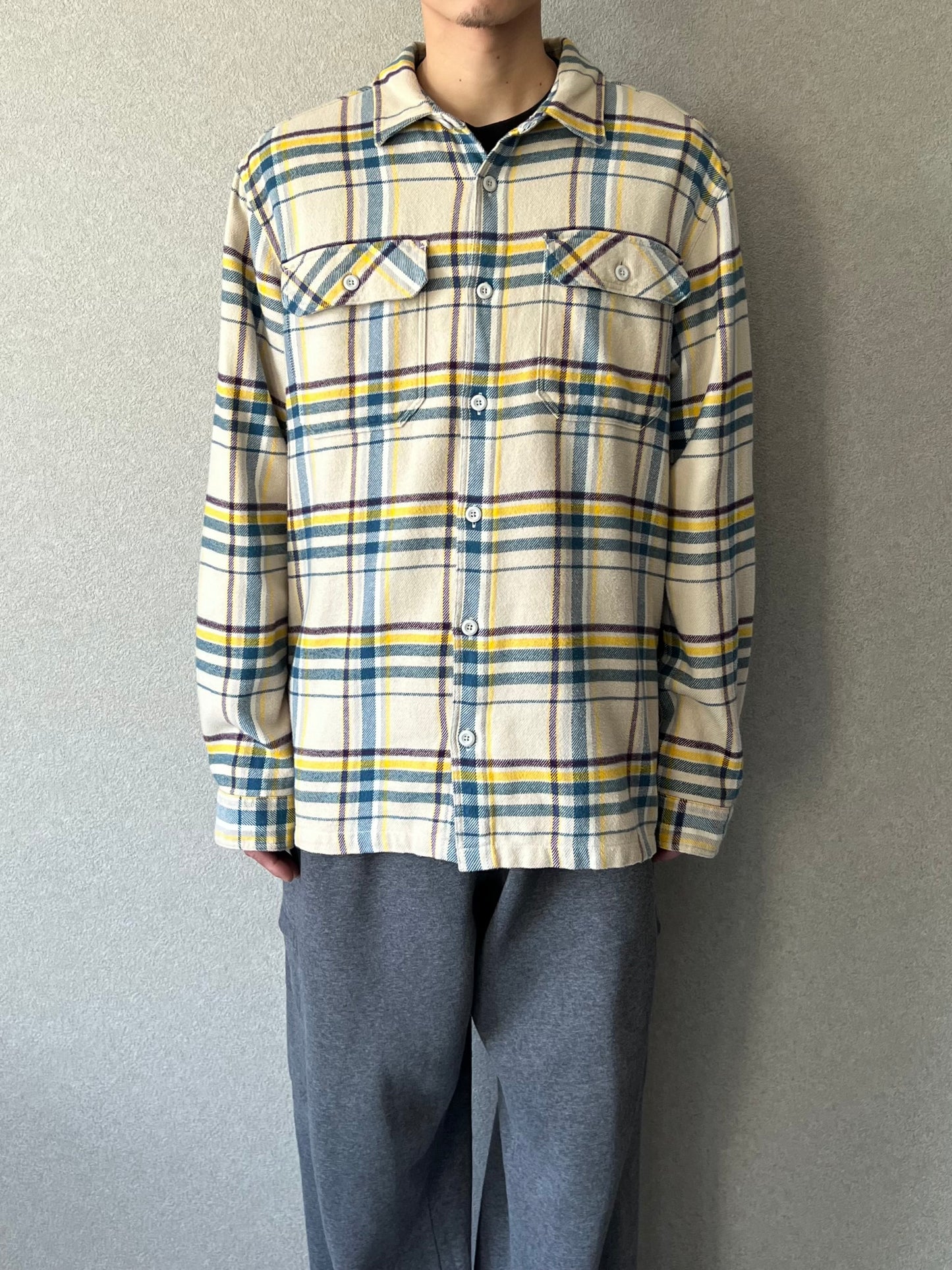 00's patagonia flannel shirt