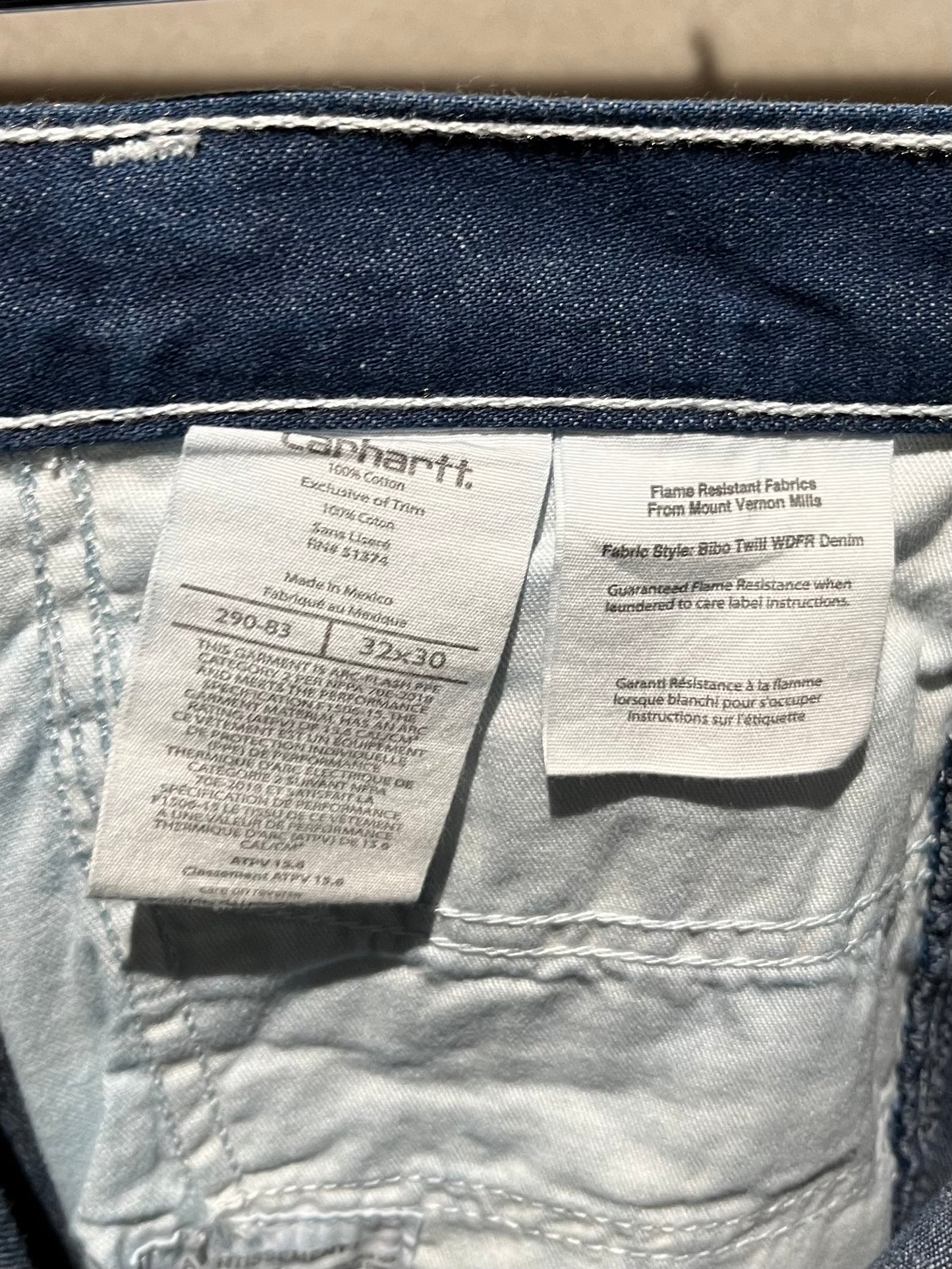 00's carhartt denim painter pants