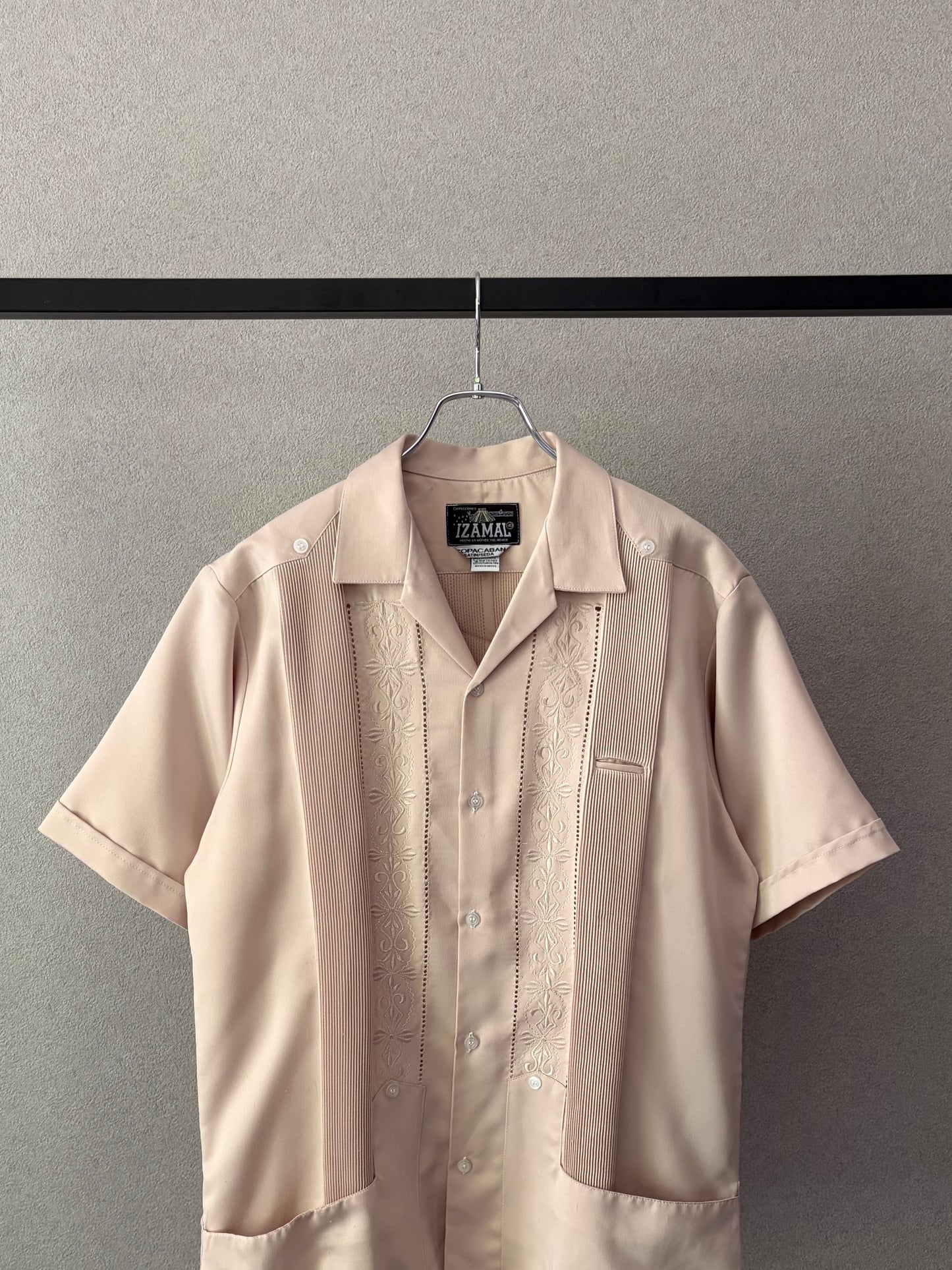 80's IZAMAL S/S guayabera shirt