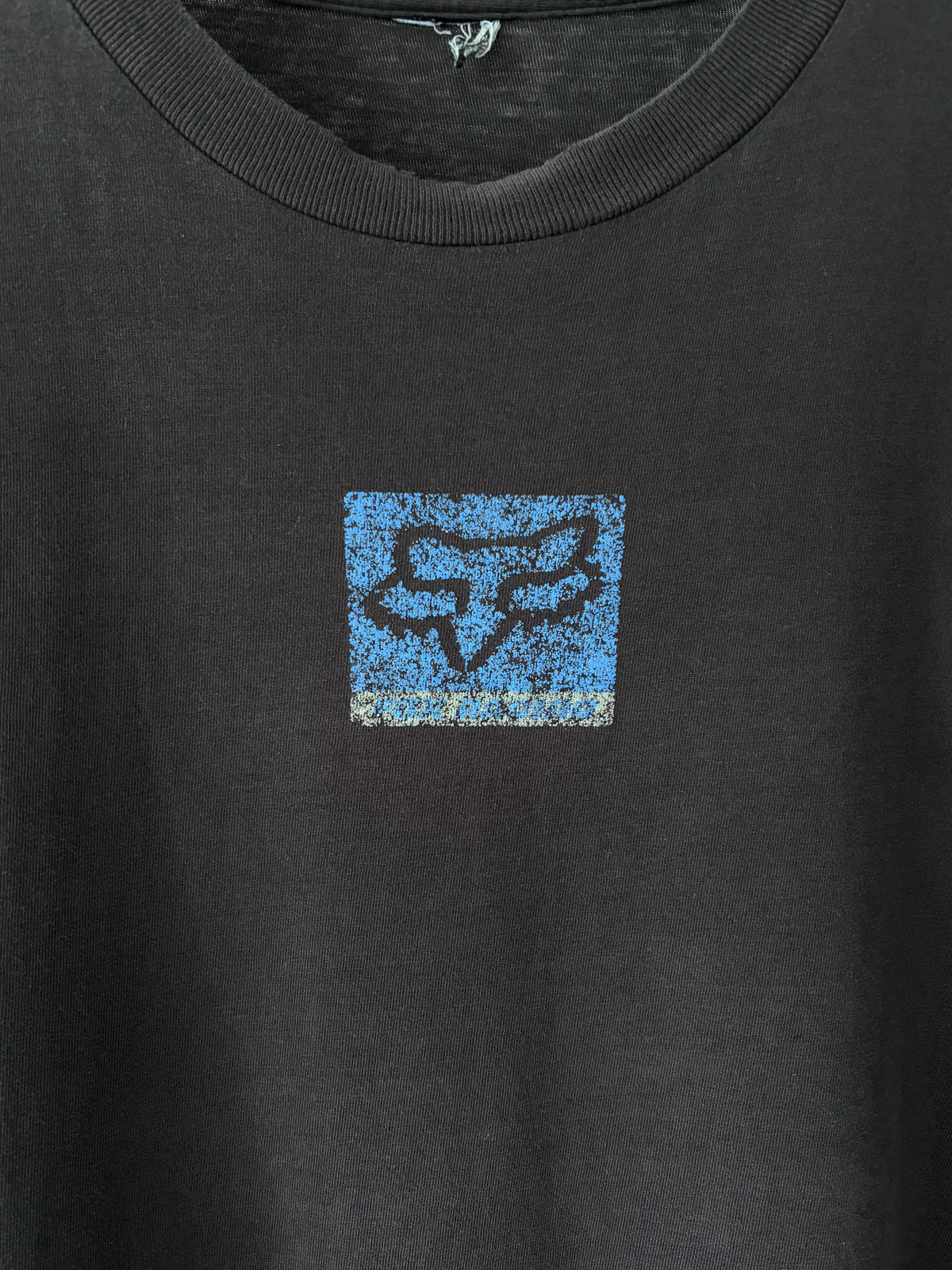 90's〜 FOX RACING printed t-shirt