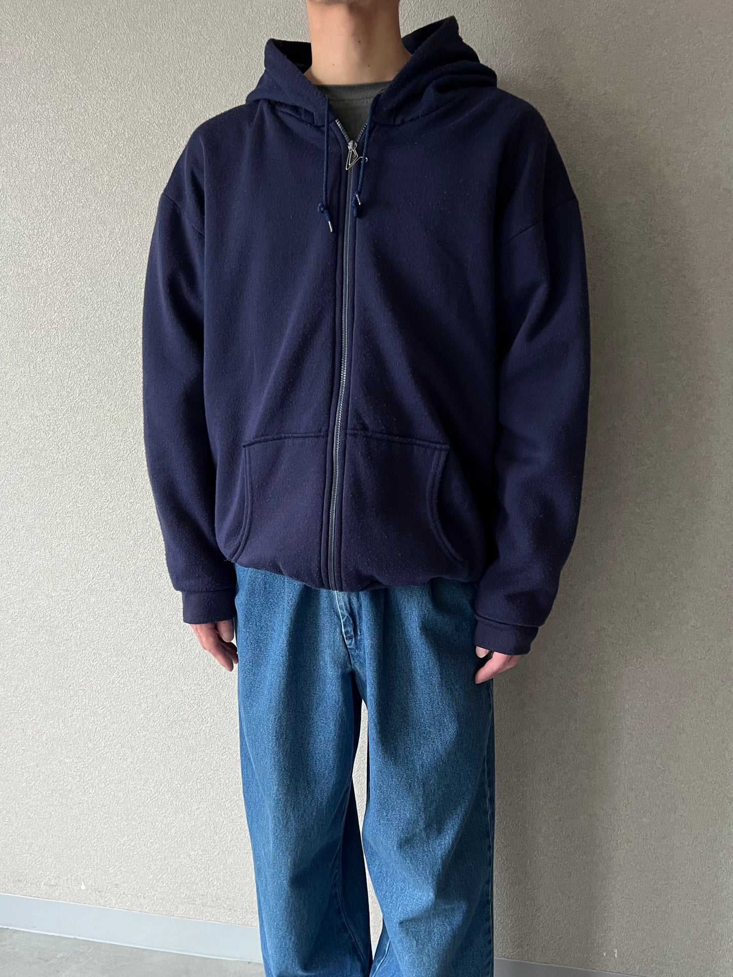 80's NUCLEUS thermal lininng sweat hoodie