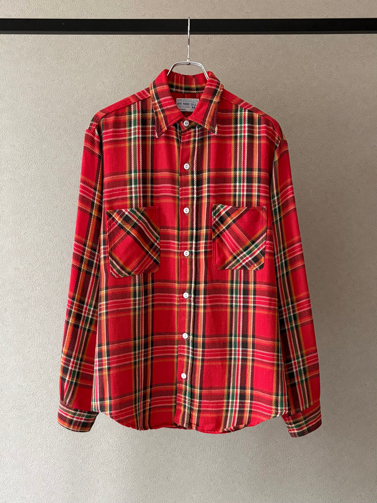 70's BIG MAC flannel shirt