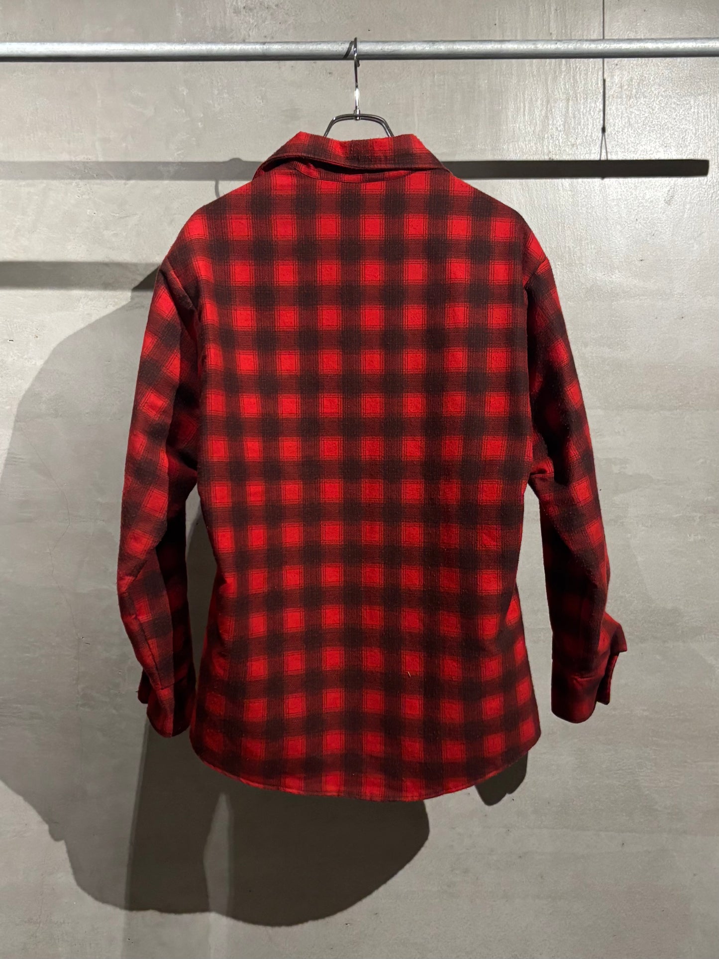 70's SEARS quilting flannel shirt