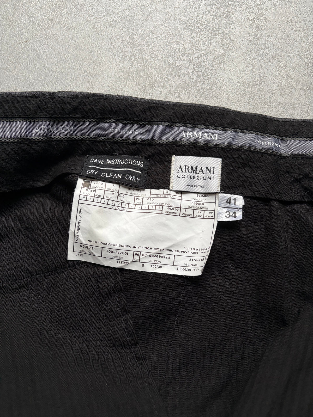 90's ARMANI wool slacks “Made in ITALY”