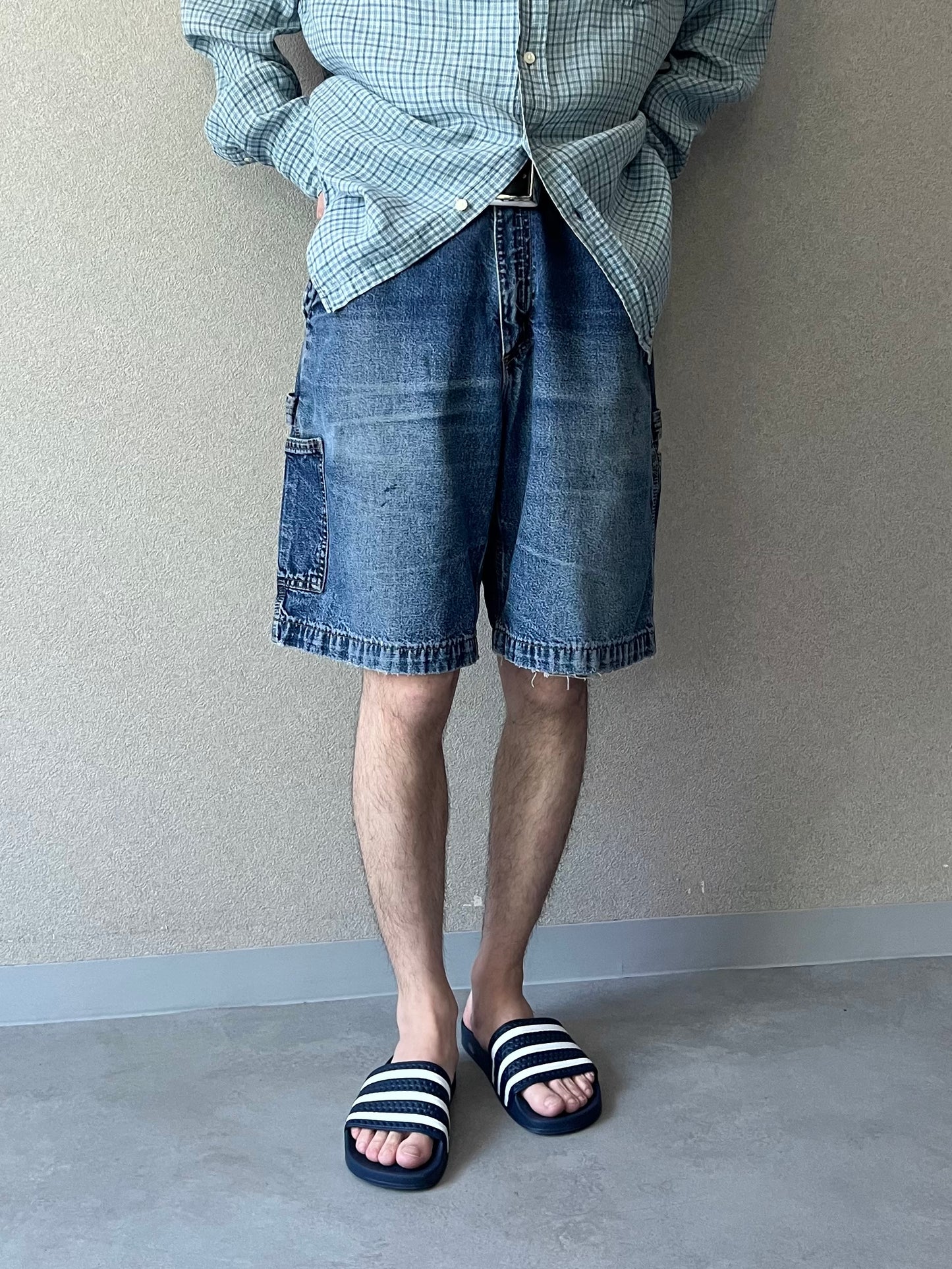90's carhartt denim painter shorts