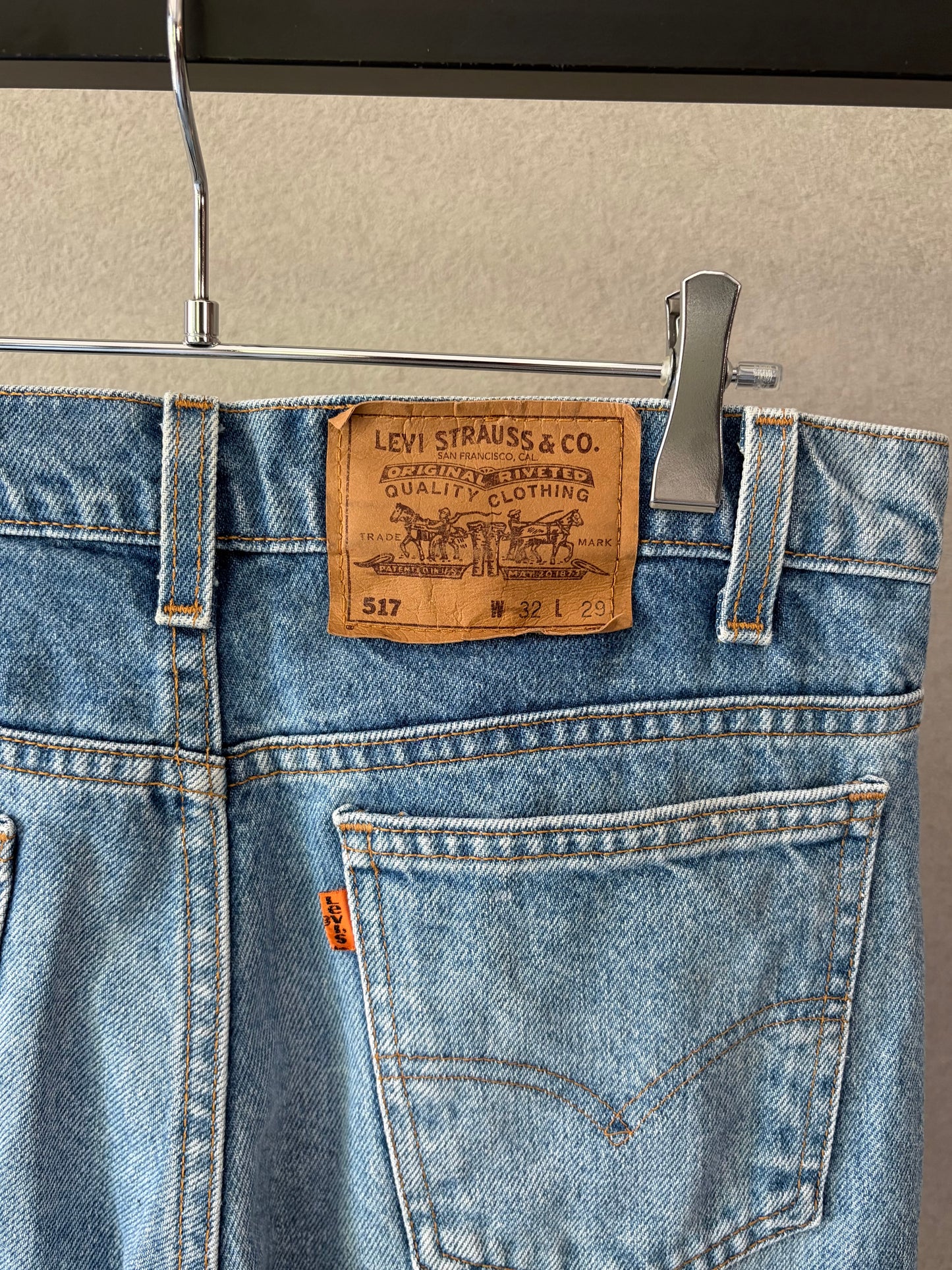 90's Levi's 517 denim pants "Made in USA"