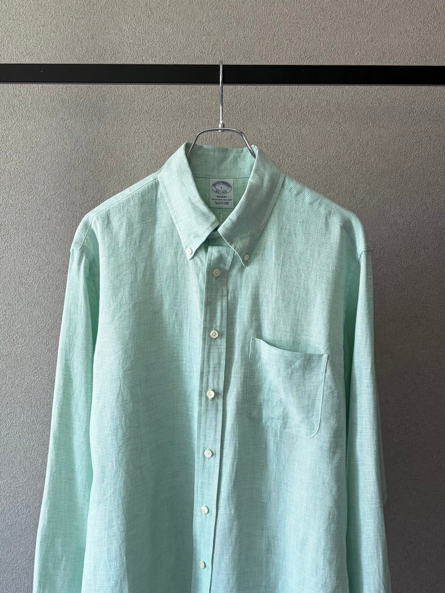 00's Brooks Brothers linen BD shirt