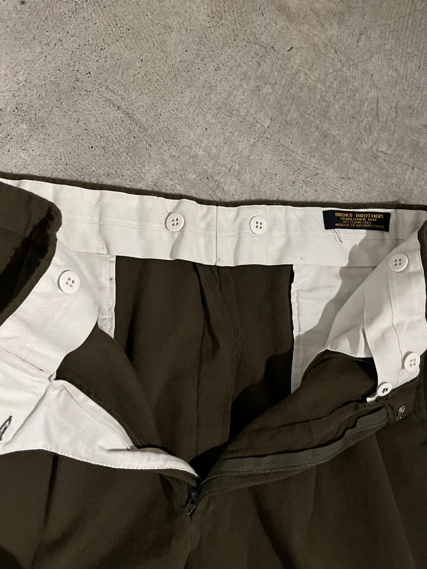 80's Brooks Brothers wool slacks “Made in USA”