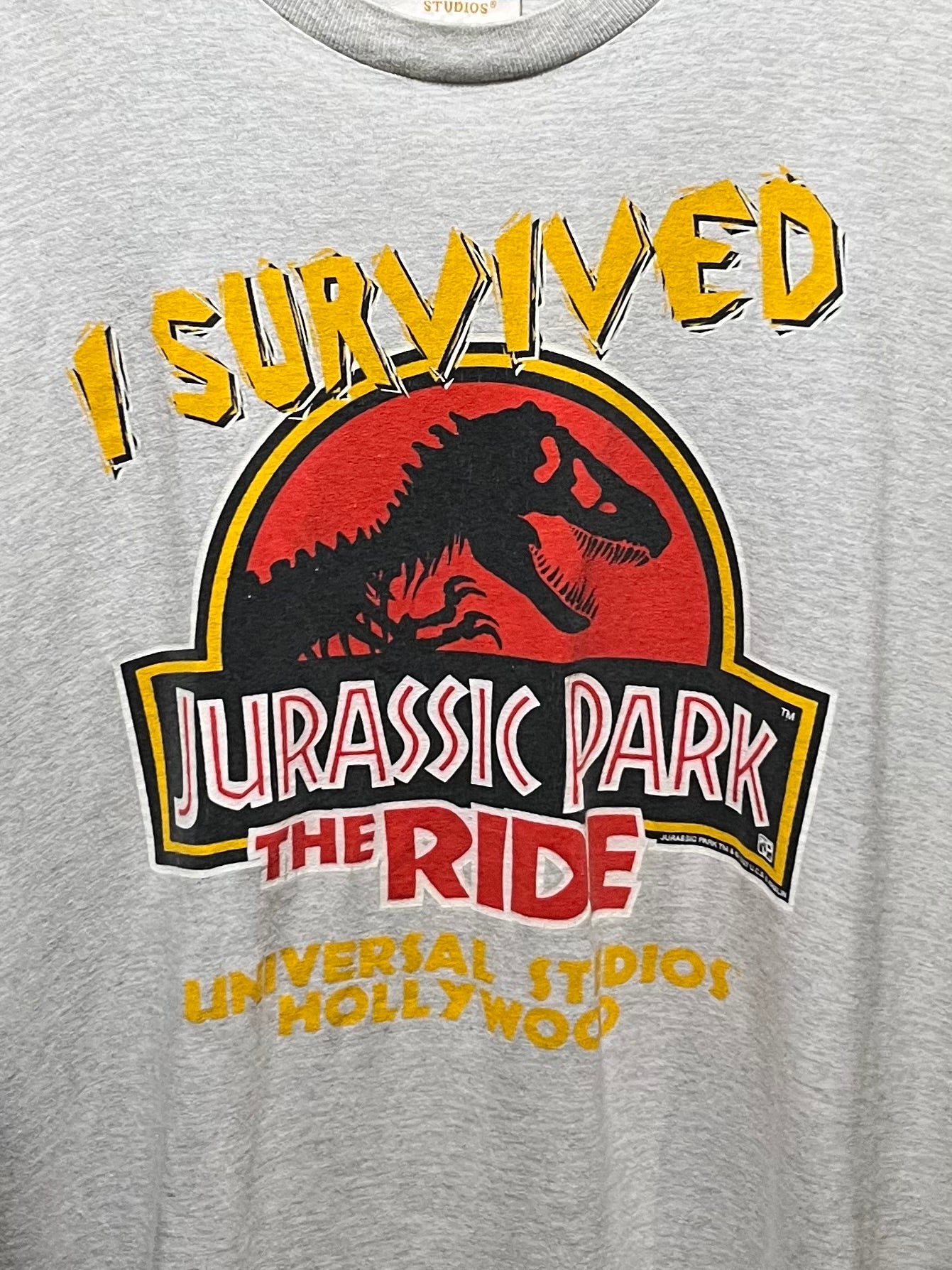 90's JURASSIC PARK printed t-shirt "Made in USA"