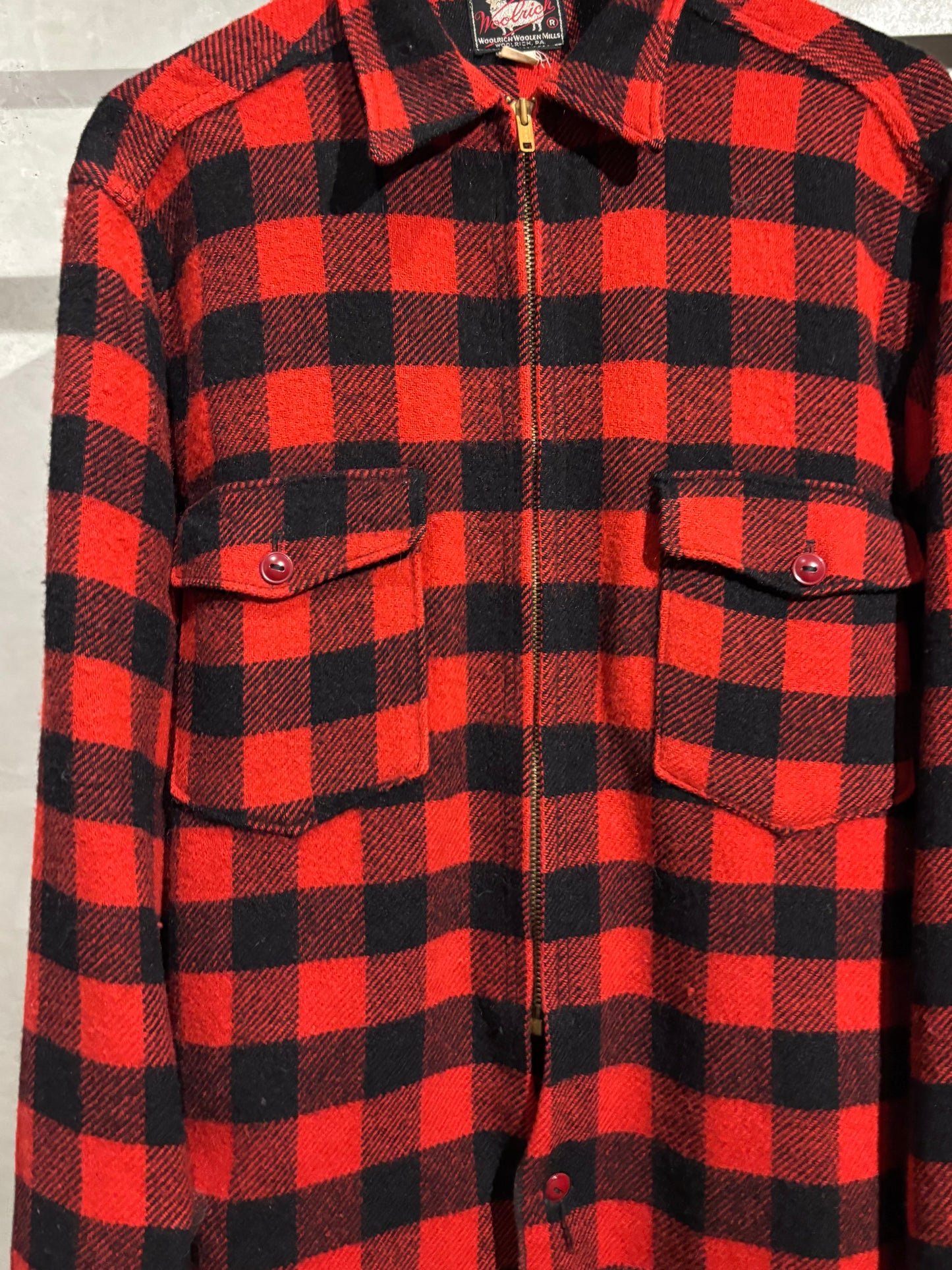 60's WOOLRICH wool shirt