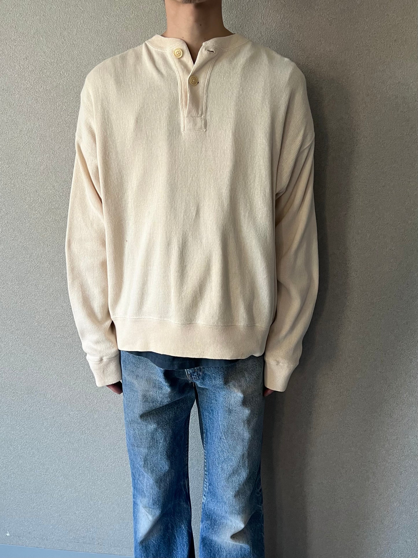80's Polo Ralph Lauren henley neck sweater