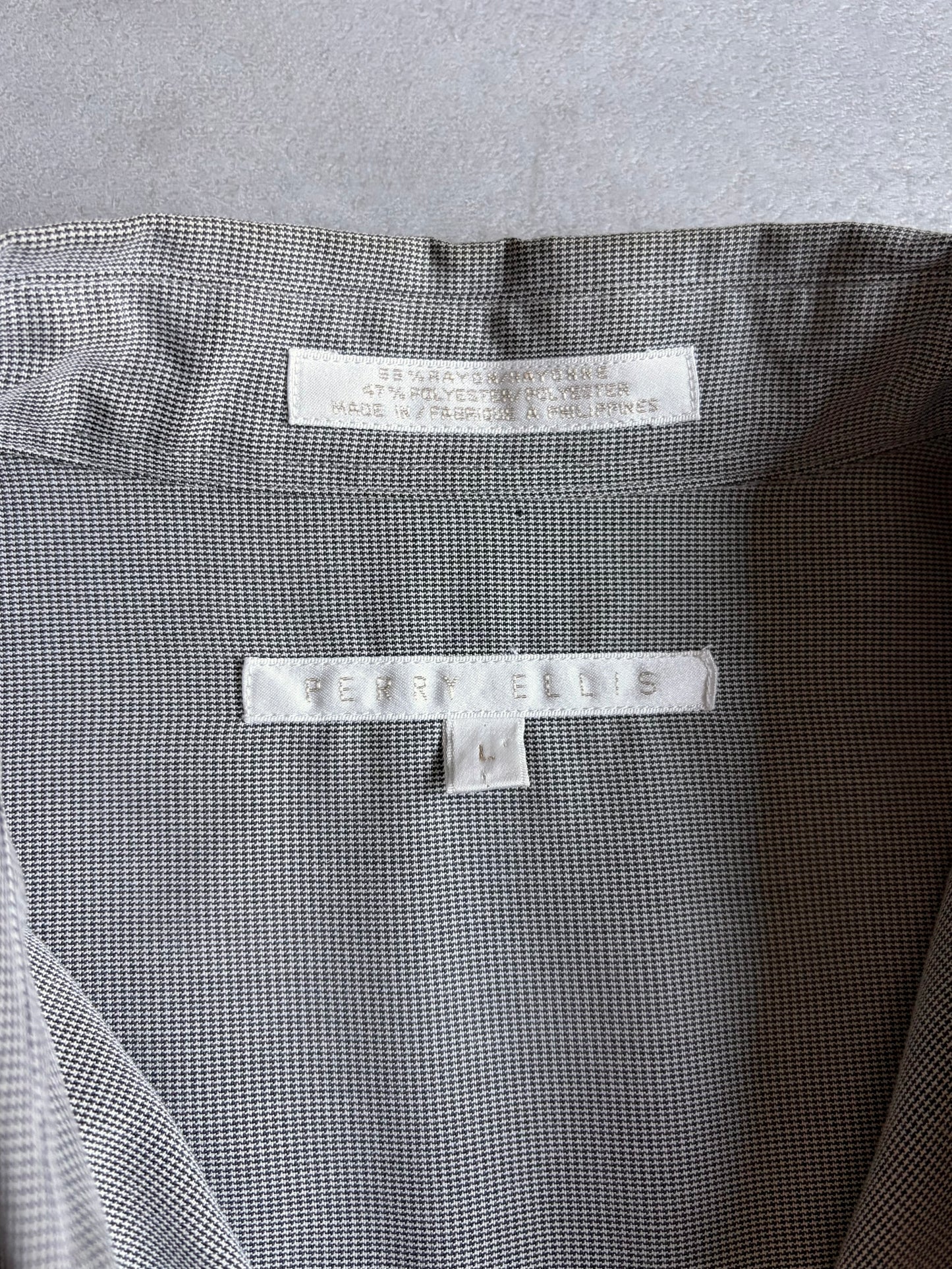 90's PERRY ELLIS rayon shirt