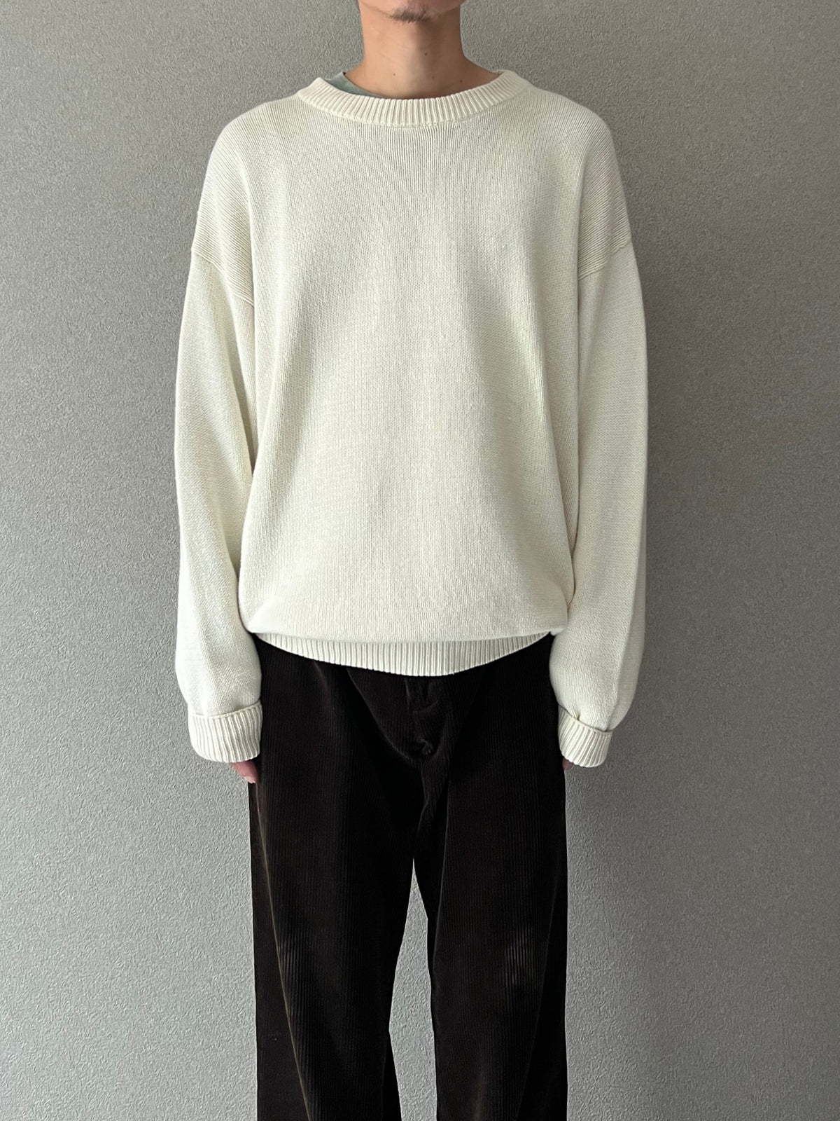 80's Eddie Bauer cotton knit sweater