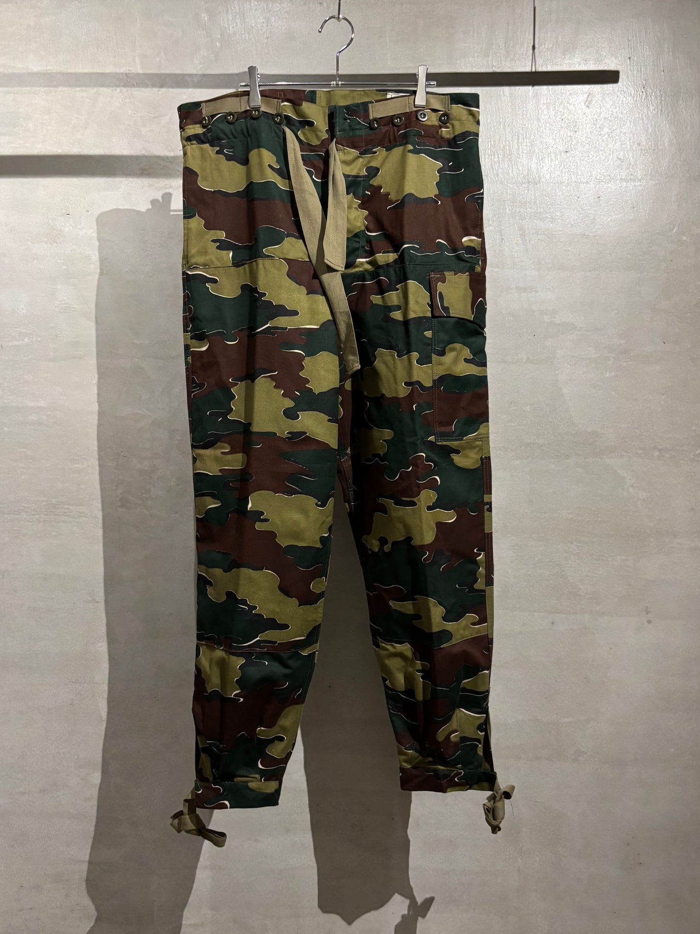60's BELGIAN AIRFORCE M-58 jigsaw camo cargo pants
