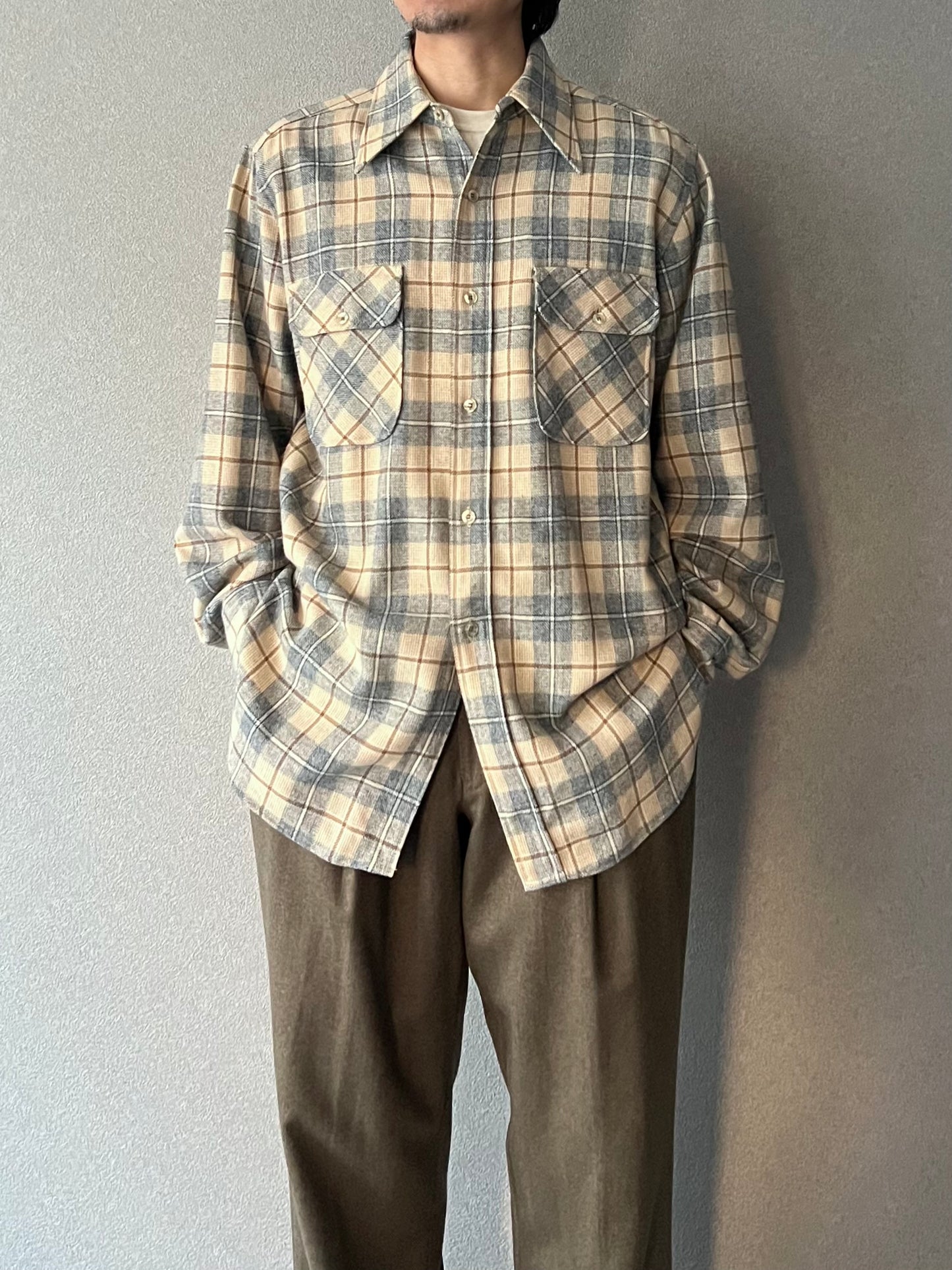 70's Pendleton wool shirt “Made in USA”