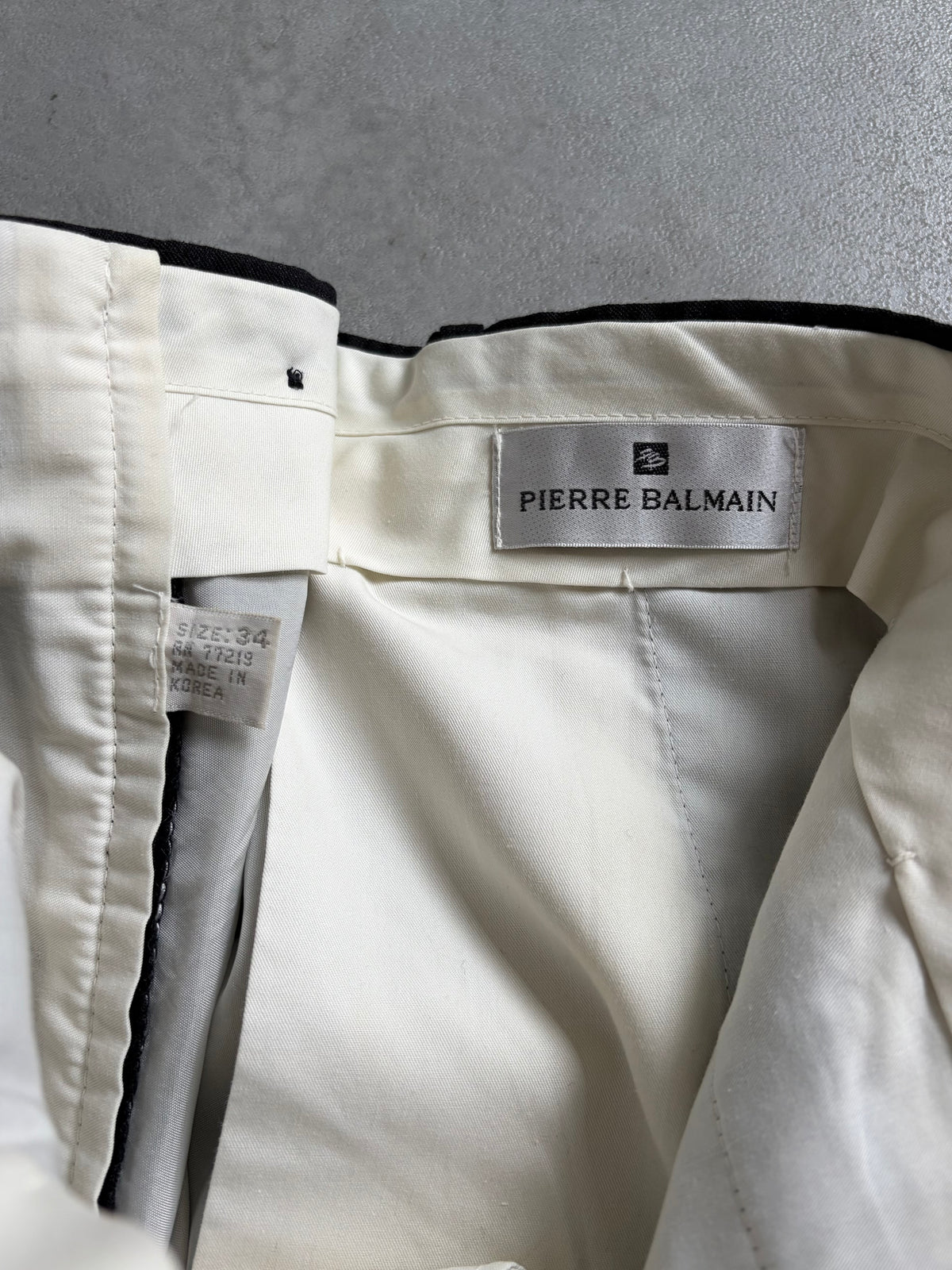 80's PIERRE BALMAIN wool slacks
