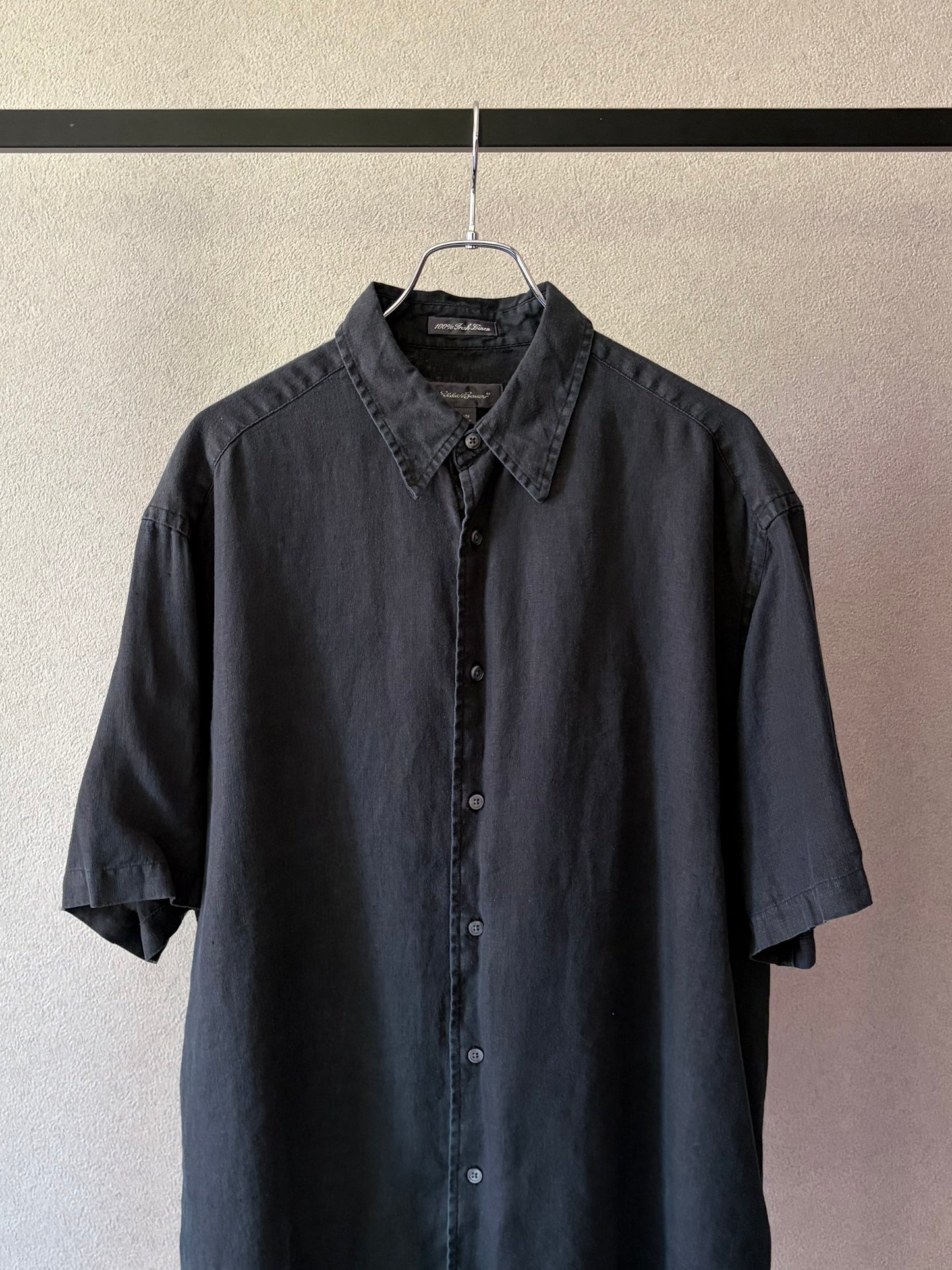 00's Eddie Bauer S/S linen shirt