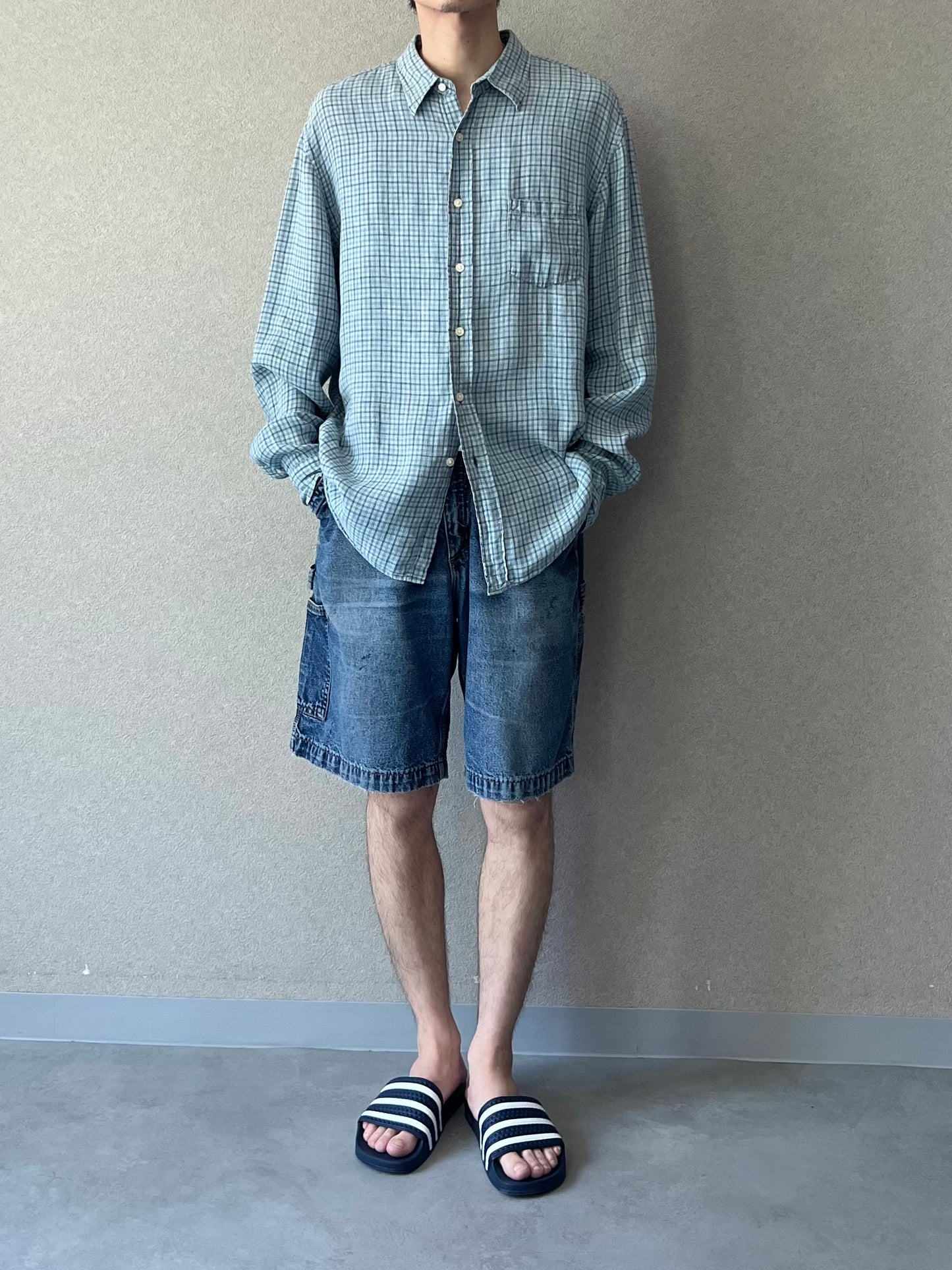 90's carhartt denim painter shorts