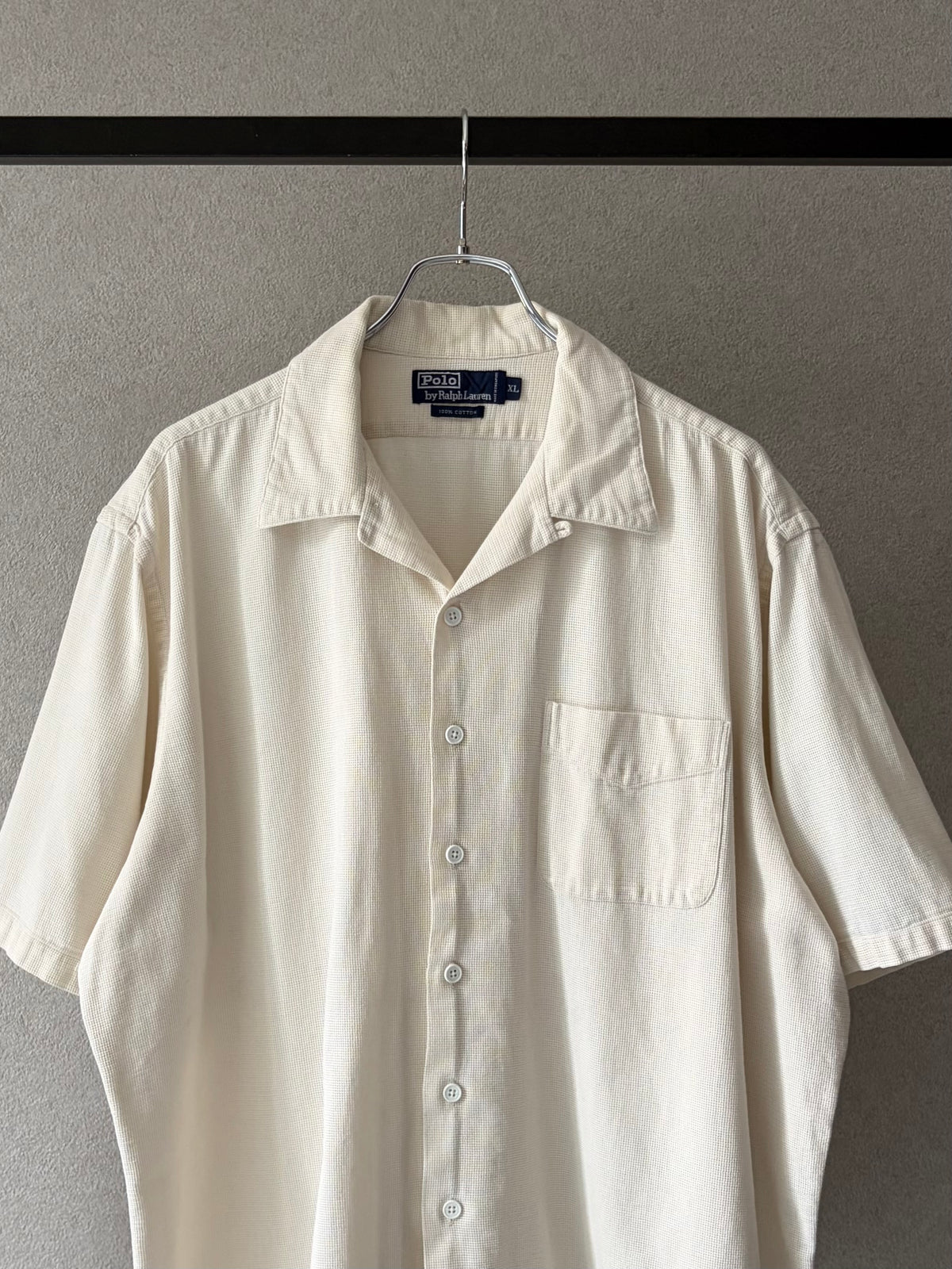 80's〜 Polo Ralph Lauren open collar shirt